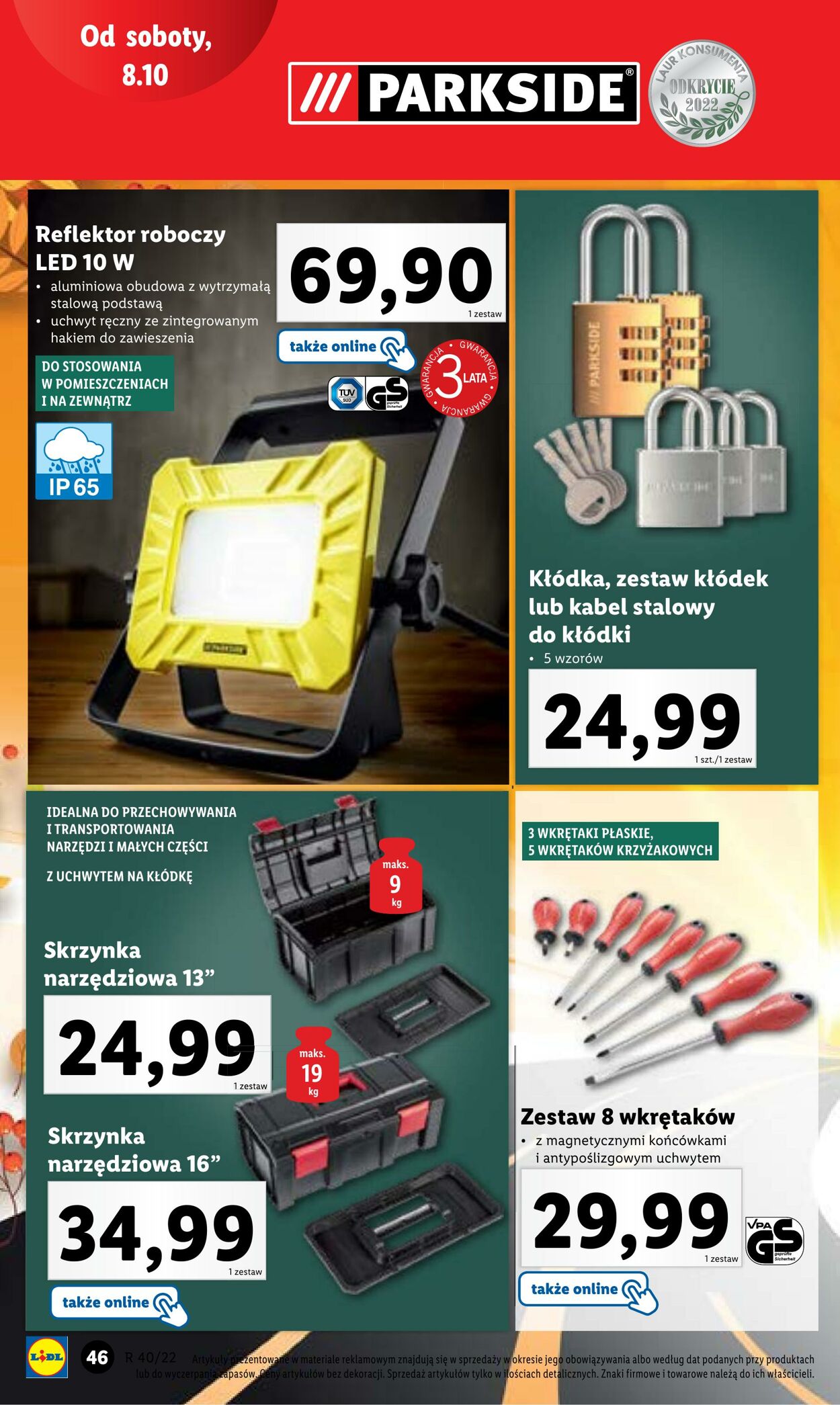 Gazetka Lidl 03.10.2022 - 08.10.2022