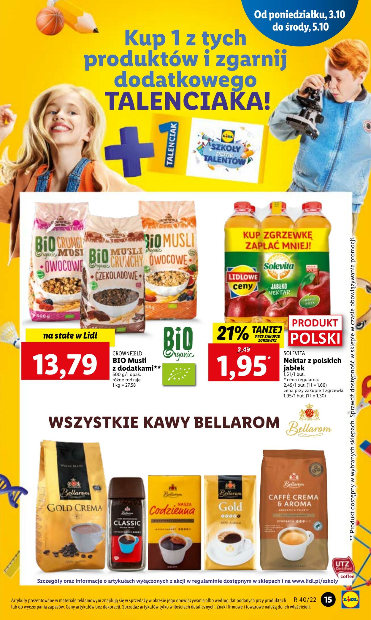 Gazetka Lidl 03.10.2022 - 05.10.2022