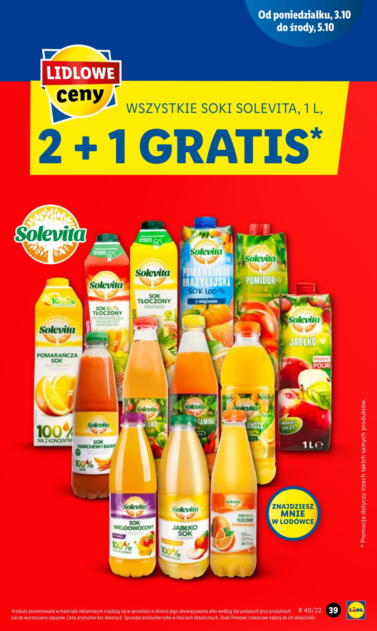 Gazetka Lidl 03.10.2022 - 05.10.2022