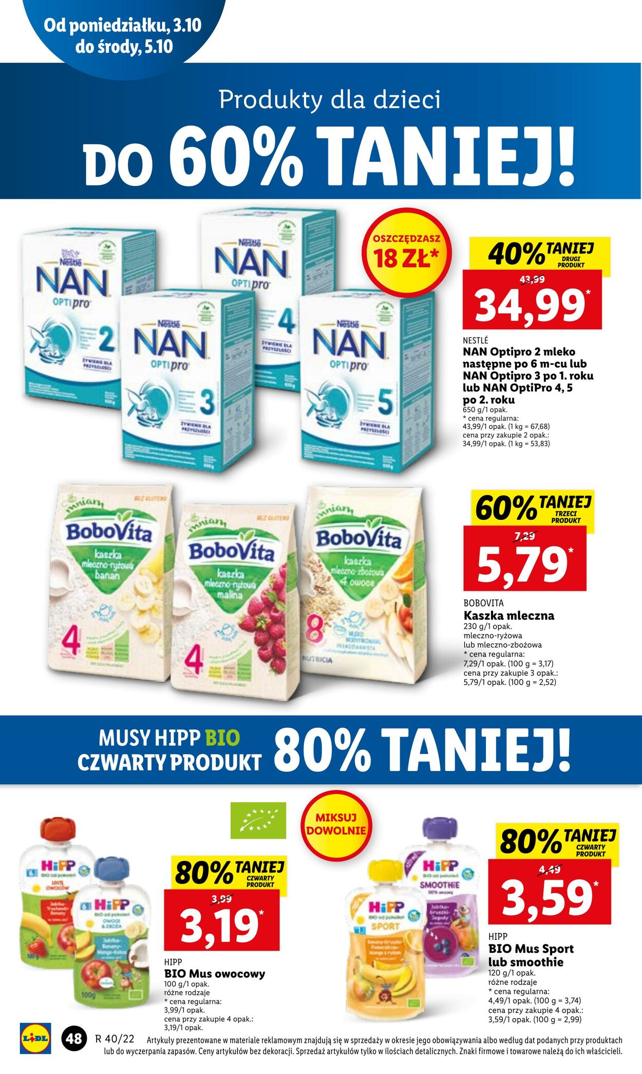 Gazetka Lidl 03.10.2022 - 05.10.2022