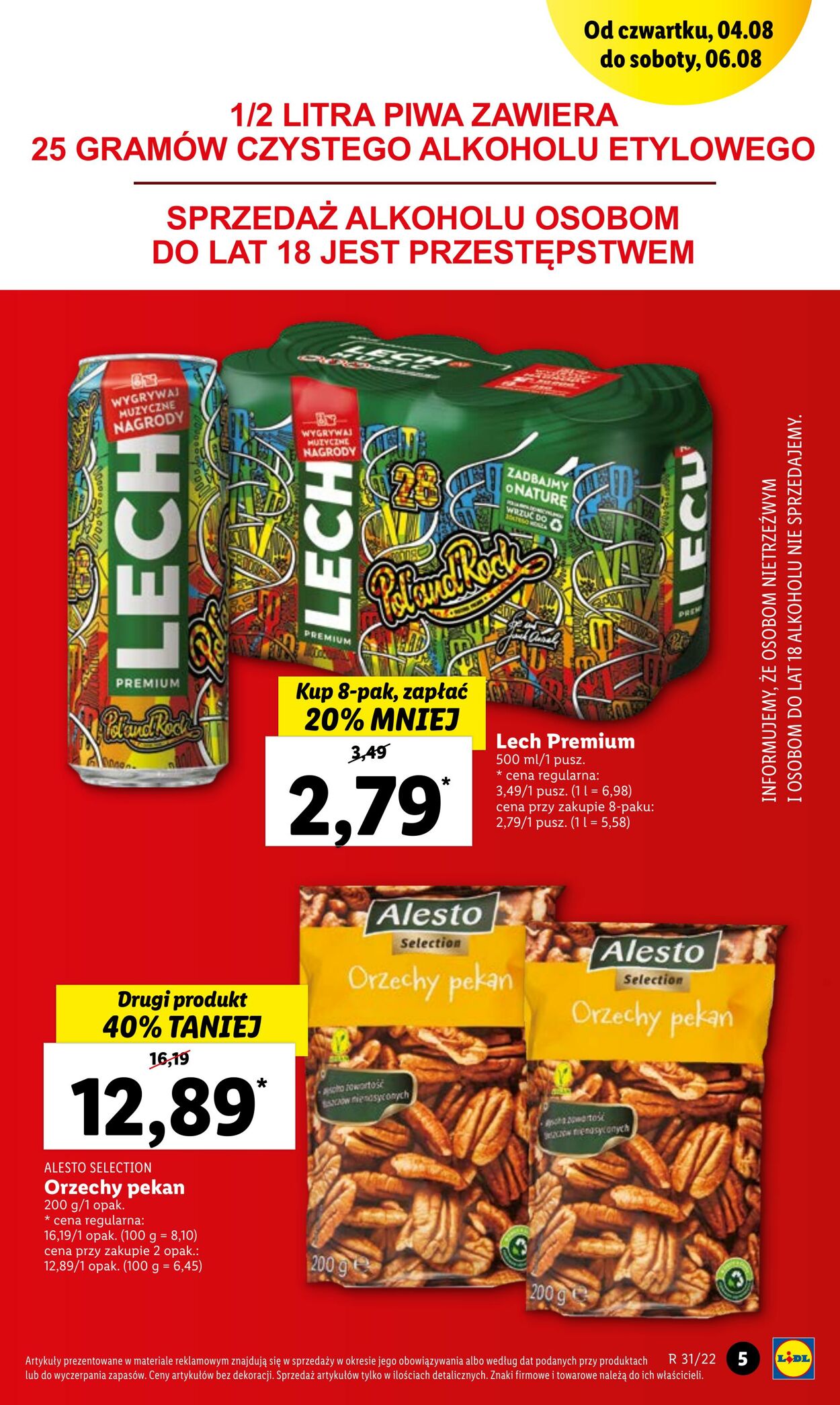 Gazetka Lidl 03.08.2022 - 05.08.2022