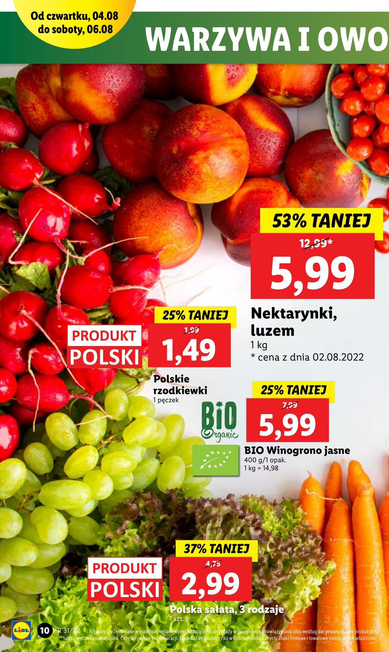 Gazetka Lidl 03.08.2022 - 05.08.2022