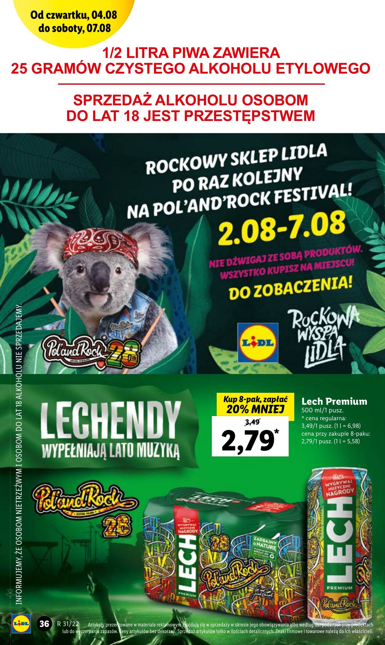 Gazetka Lidl 03.08.2022 - 05.08.2022