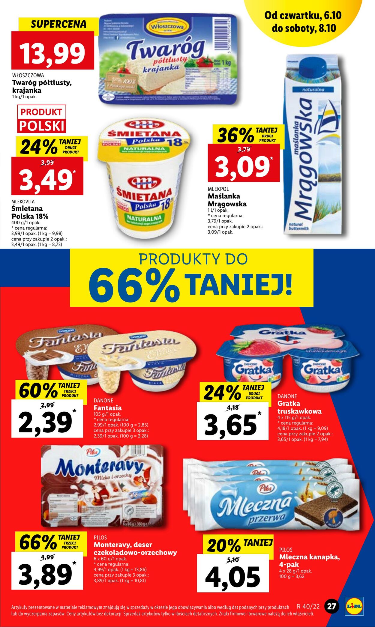 Gazetka Lidl 06.10.2022 - 08.10.2022