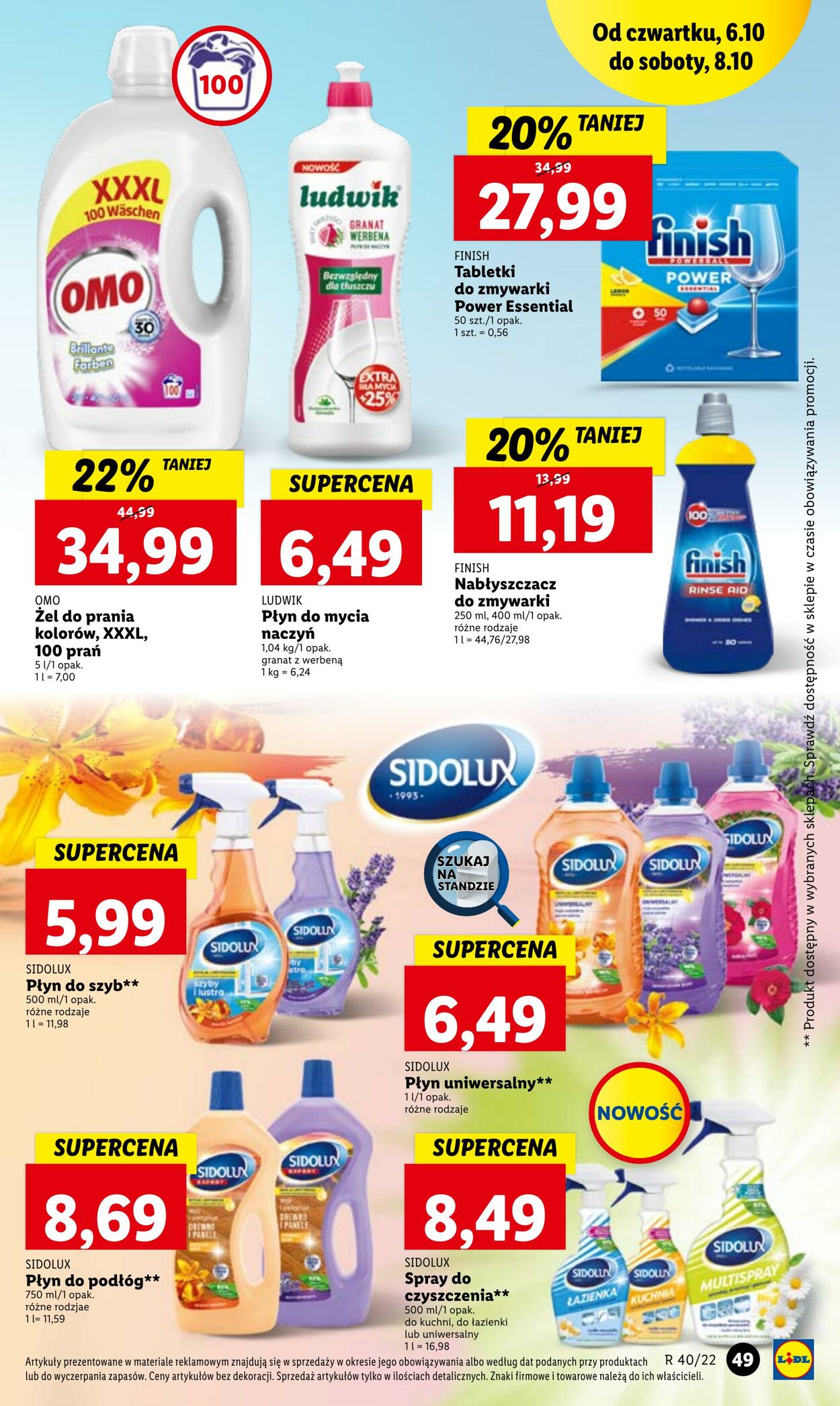 Gazetka Lidl 06.10.2022 - 08.10.2022