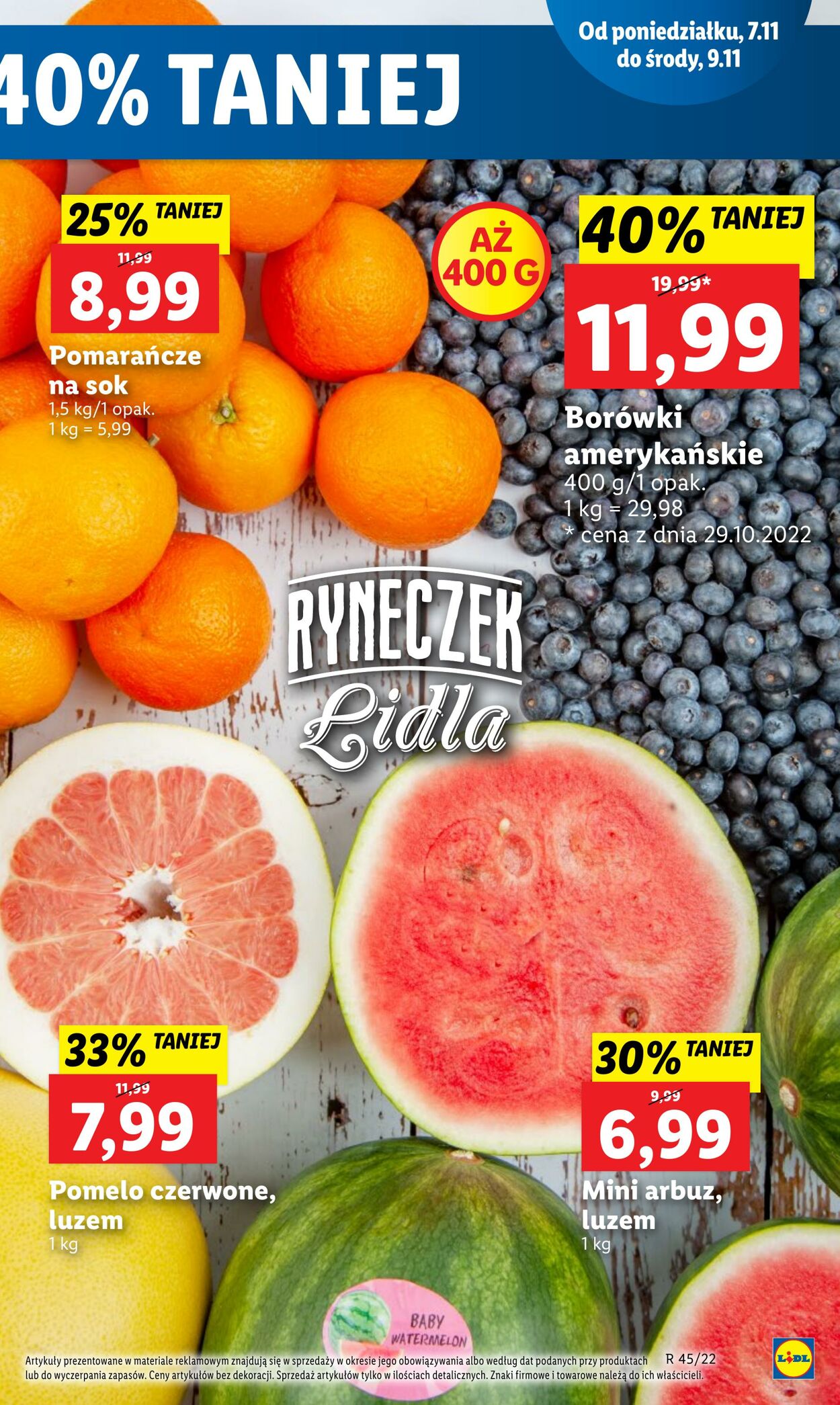 Gazetka Lidl 07.11.2022 - 09.11.2022