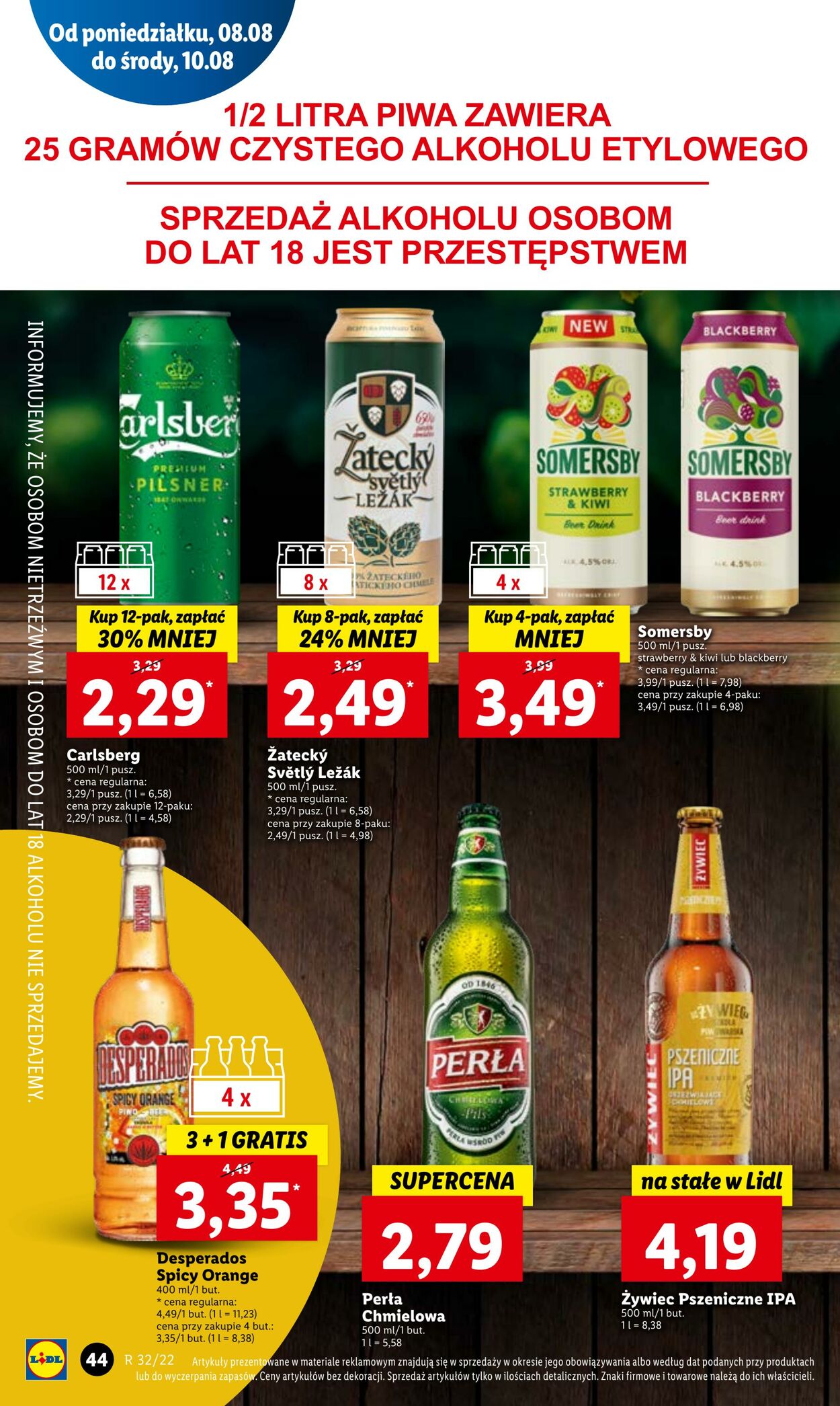 Gazetka Lidl 08.08.2022 - 10.08.2022