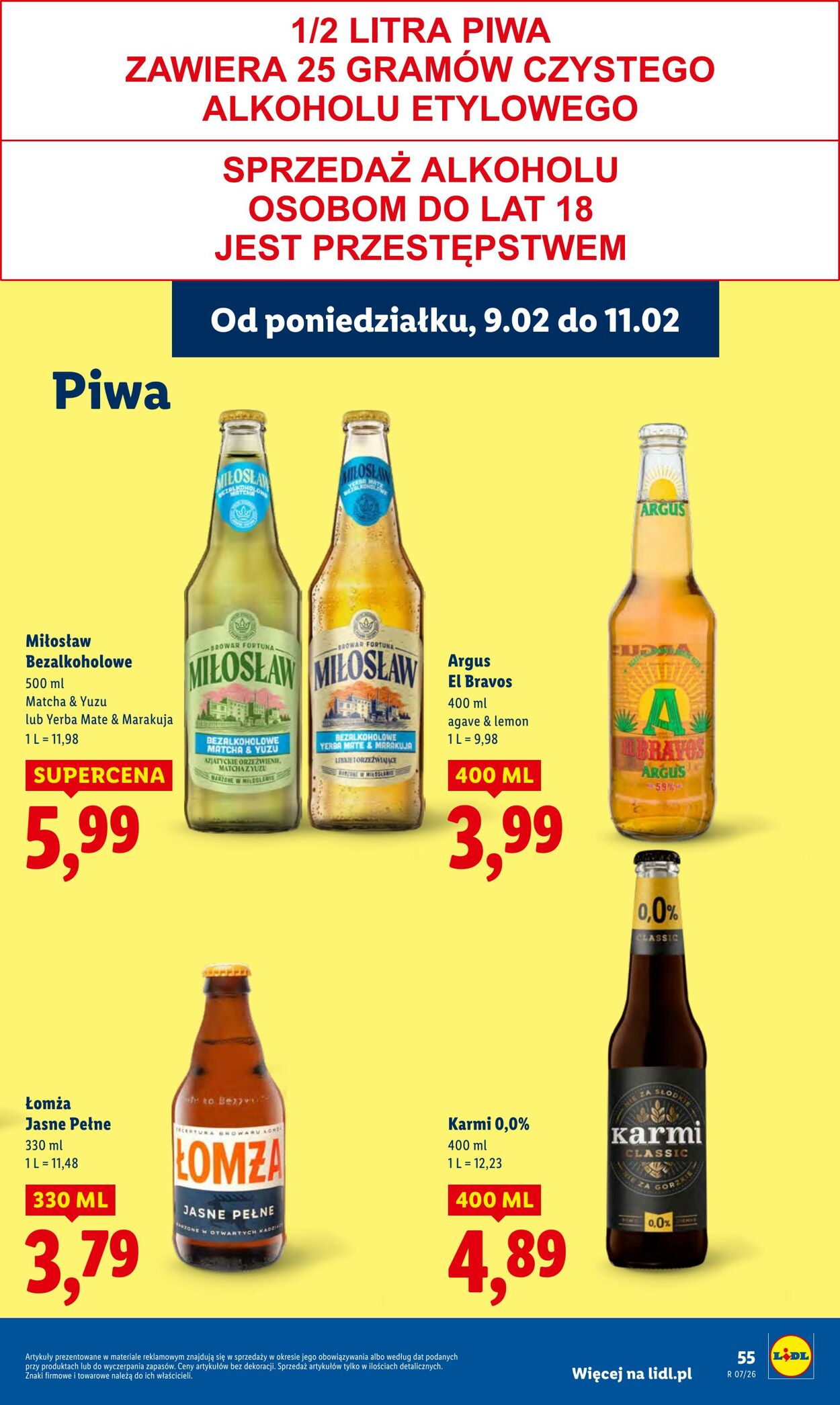 Gazetka Lidl 09.02.2026 - 11.02.2026