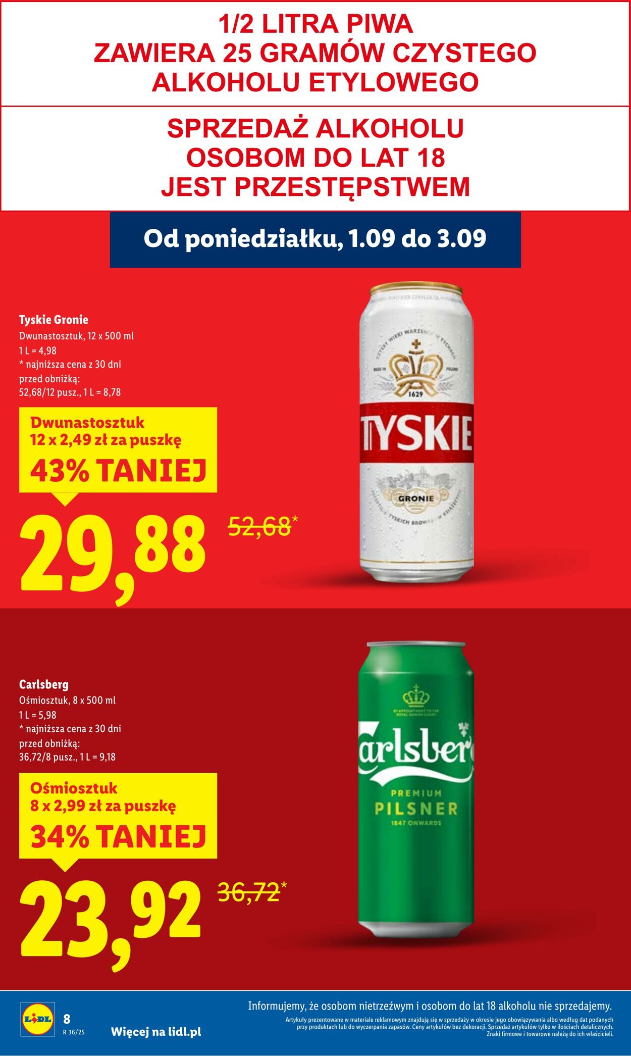 Gazetka Lidl 01.09.2025 - 03.09.2025