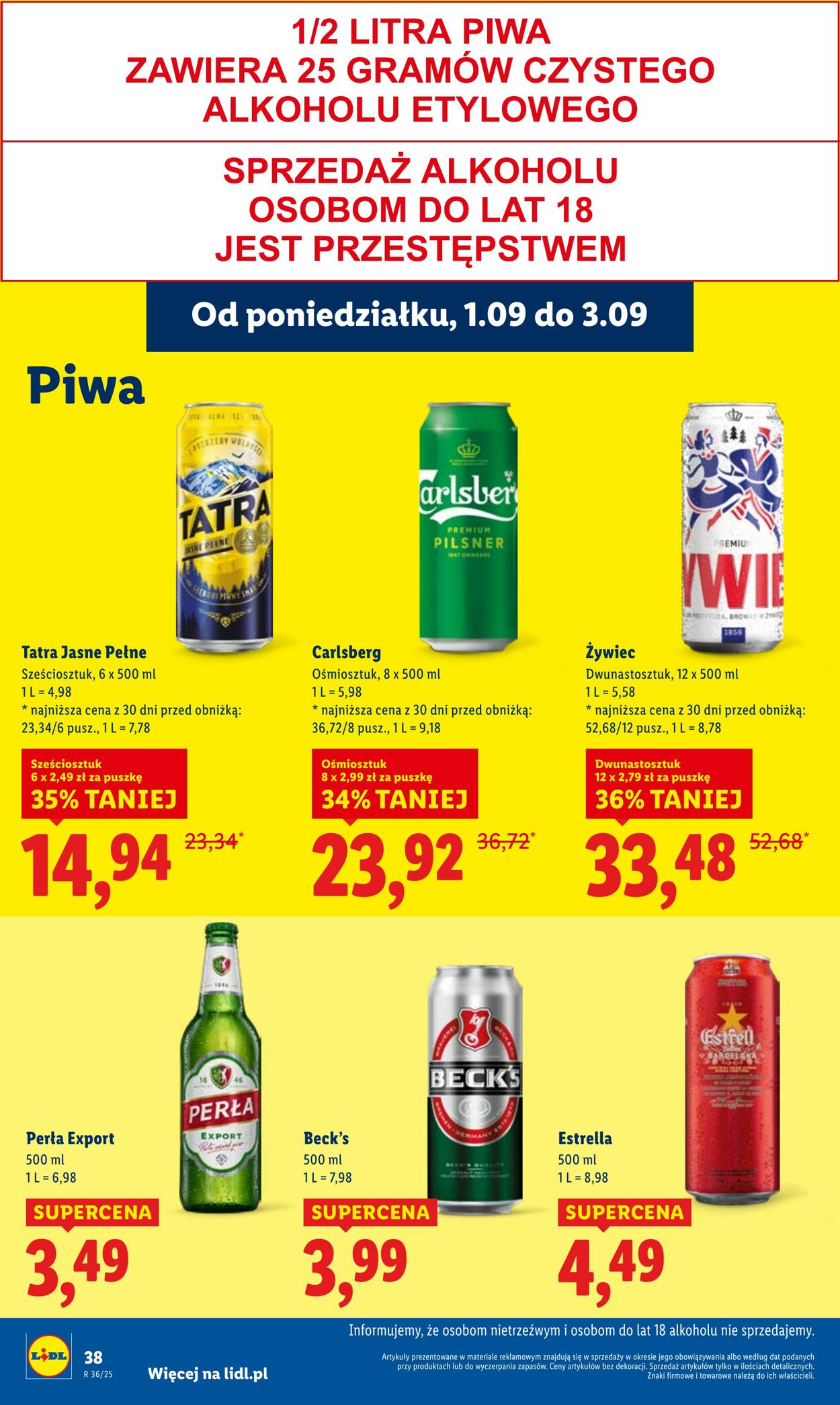Gazetka Lidl 01.09.2025 - 03.09.2025