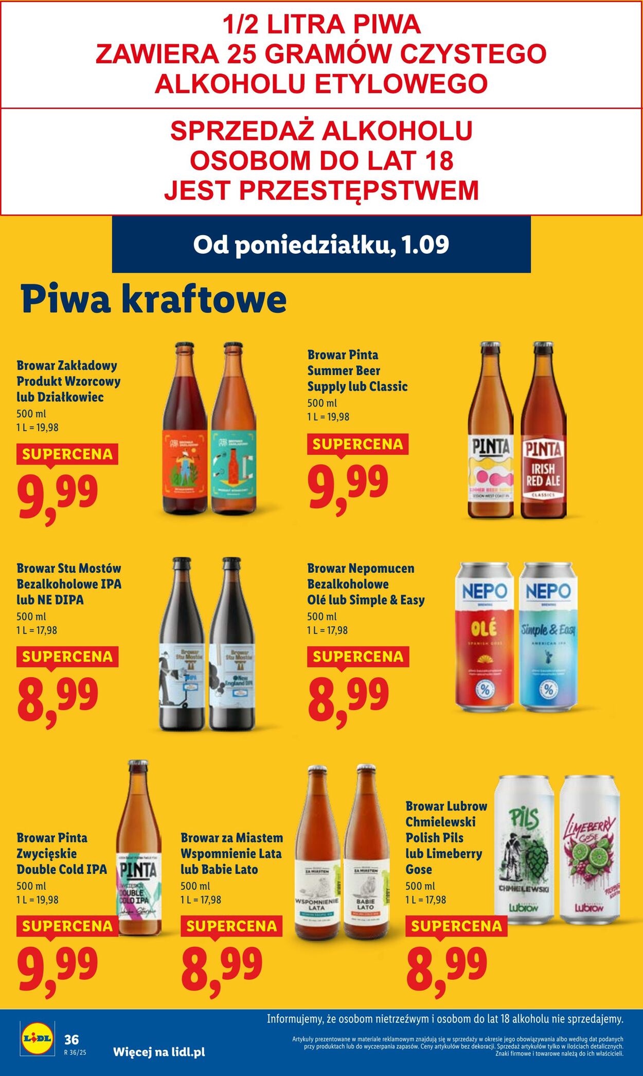 Gazetka Lidl 01.09.2025 - 03.09.2025