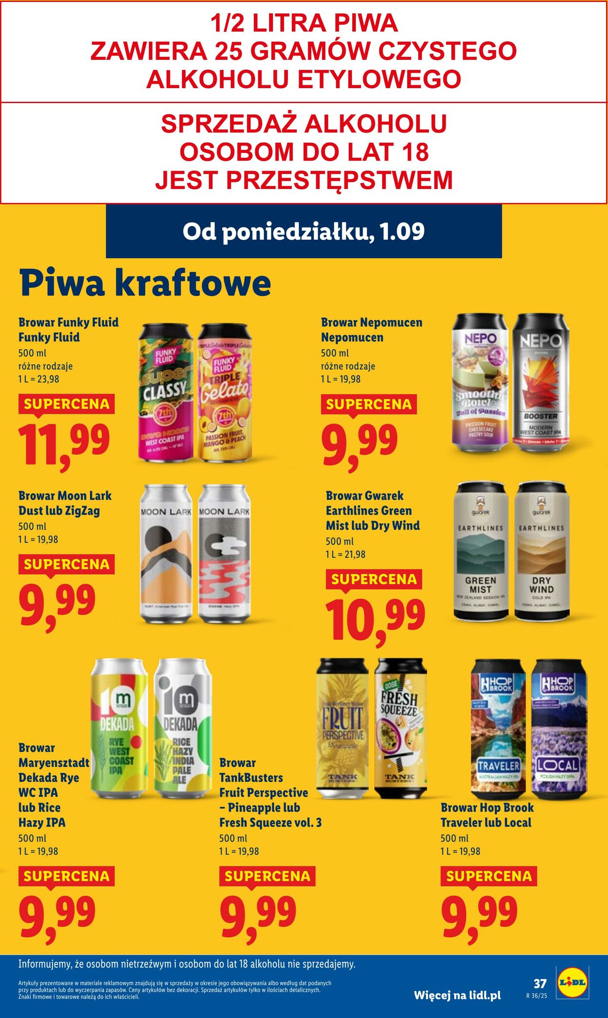 Gazetka Lidl 01.09.2025 - 03.09.2025