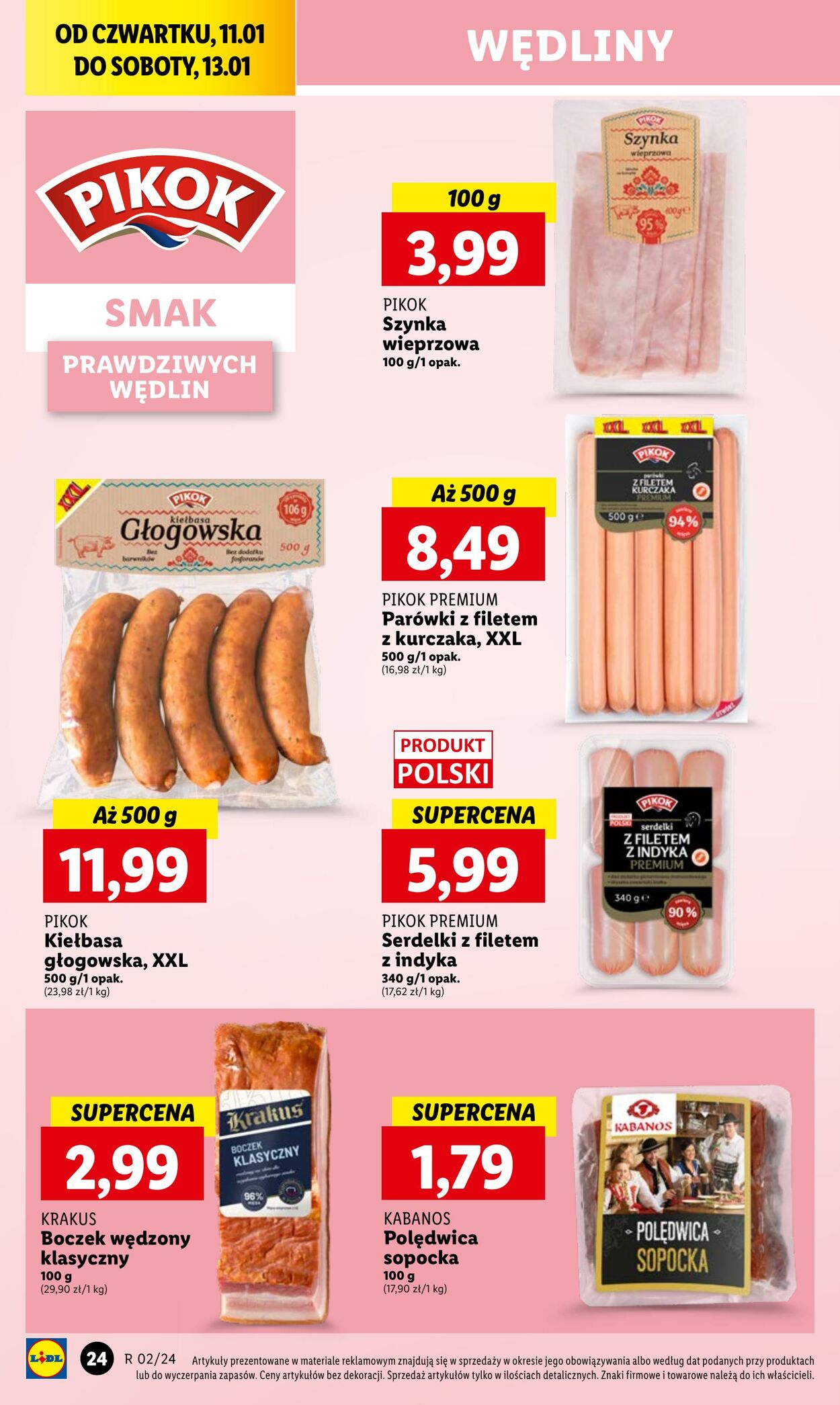 Gazetka Lidl 11.01.2024 - 13.01.2024