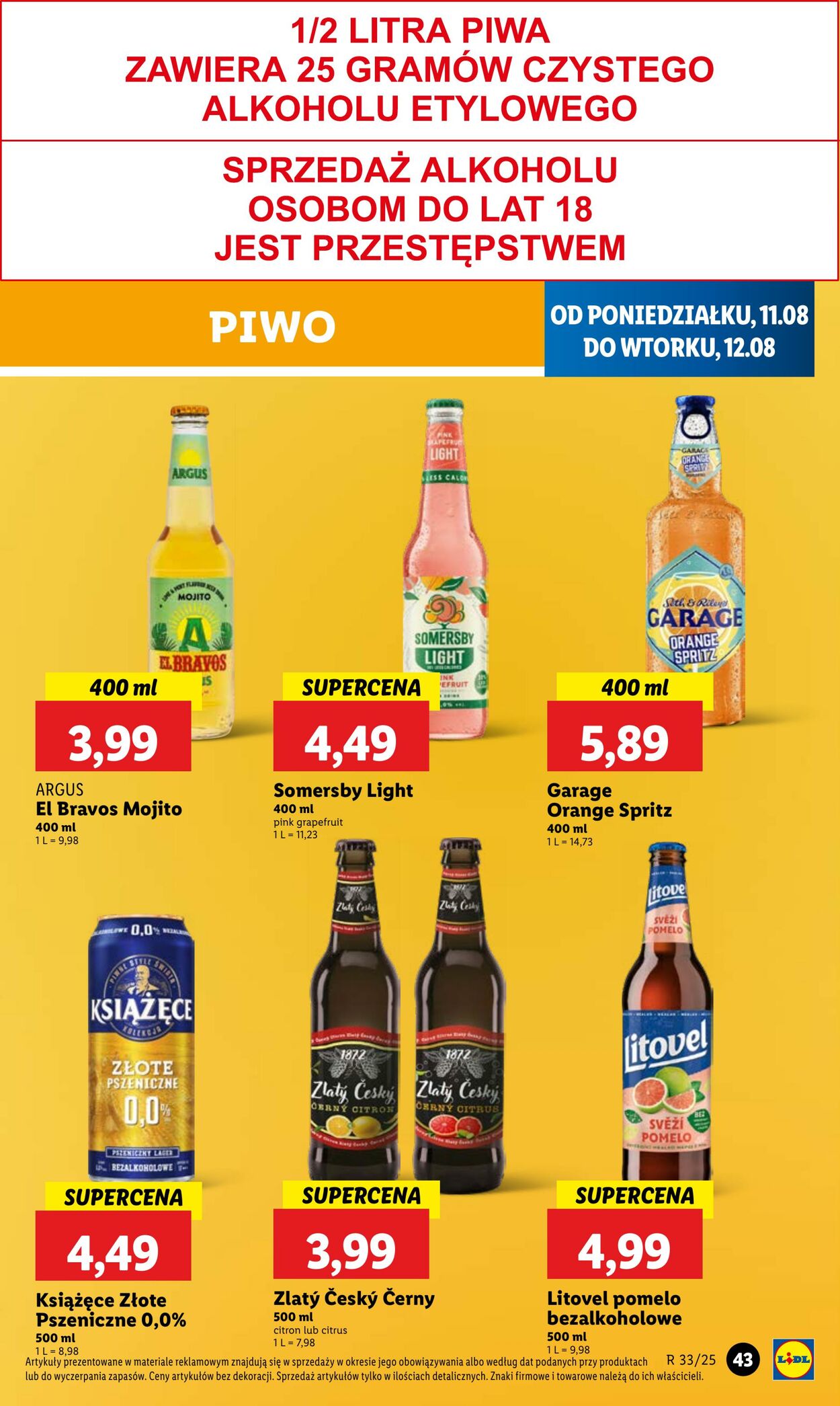Gazetka Lidl 11.08.2025 - 12.08.2025