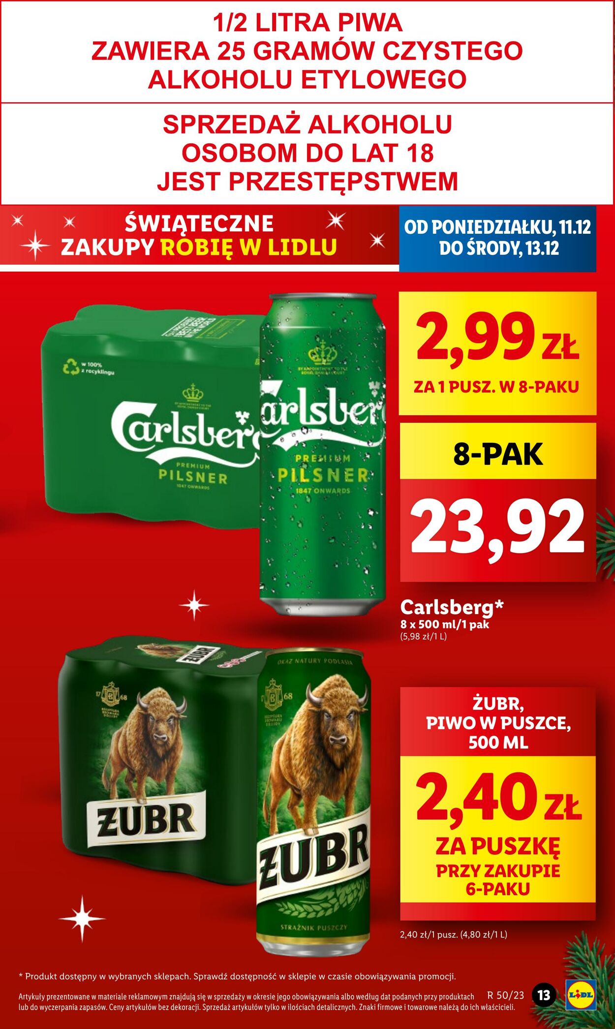 Gazetka Lidl 11.12.2023 - 13.12.2023