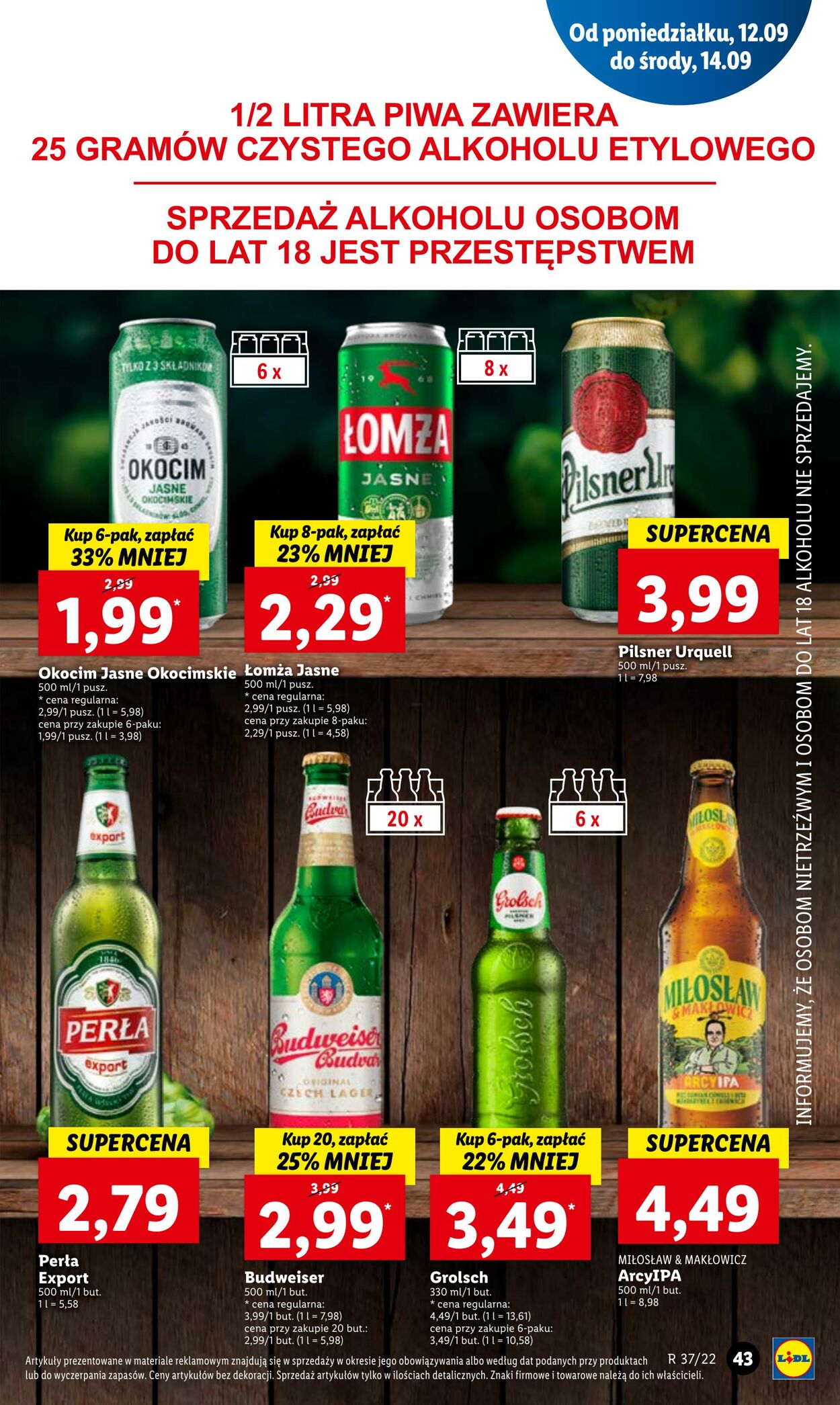 Gazetka Lidl 12.09.2022 - 14.09.2022