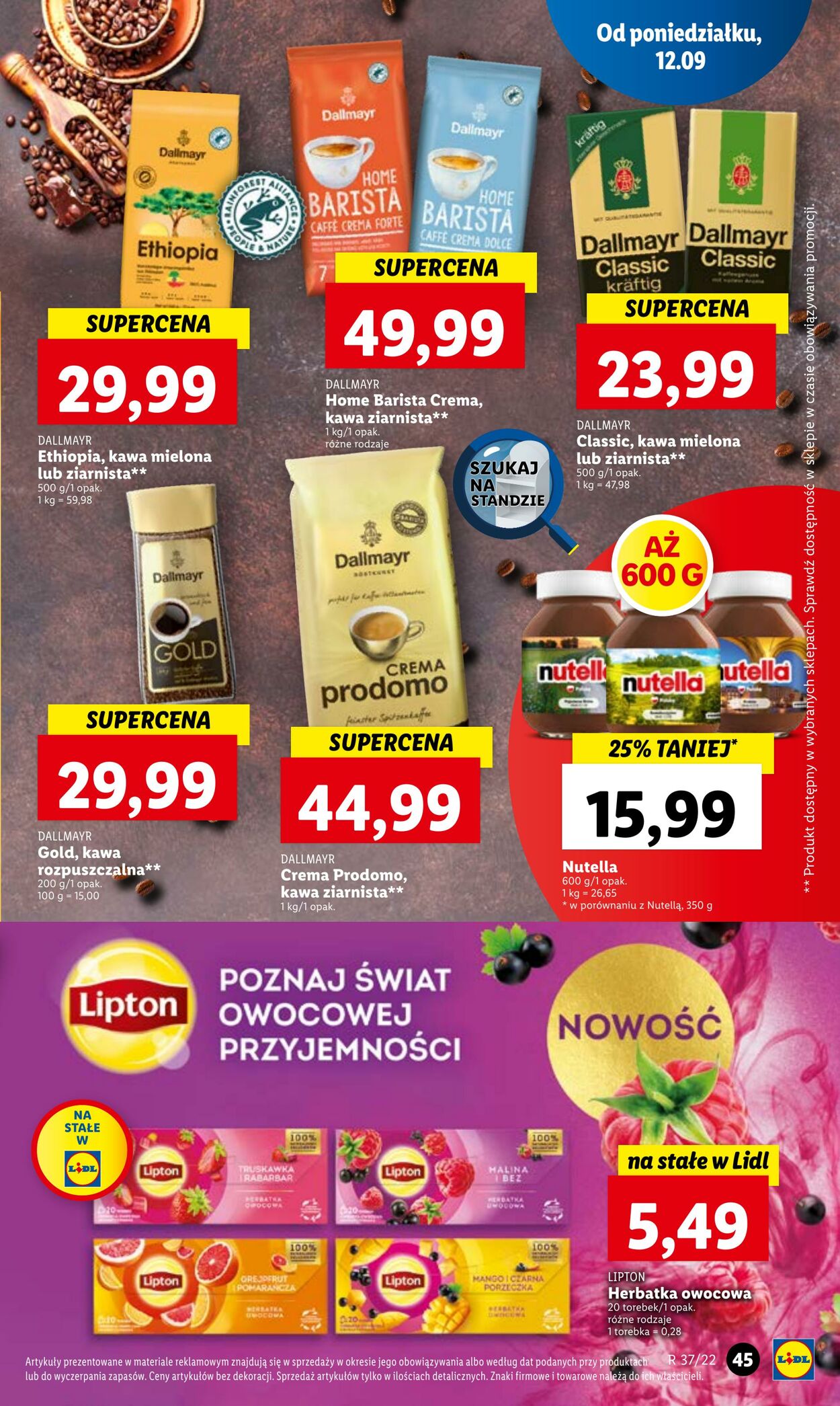 Gazetka Lidl 12.09.2022 - 14.09.2022