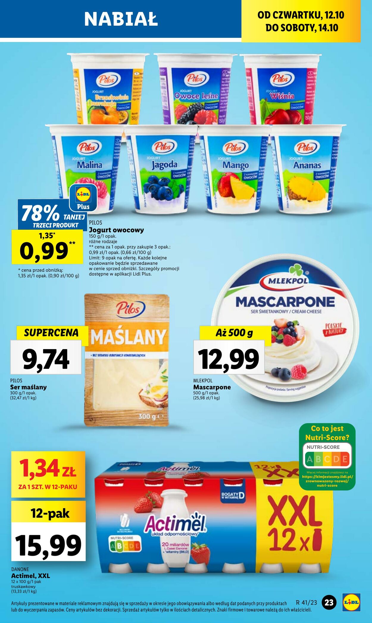 Gazetka Lidl 12.10.2023 - 14.10.2023