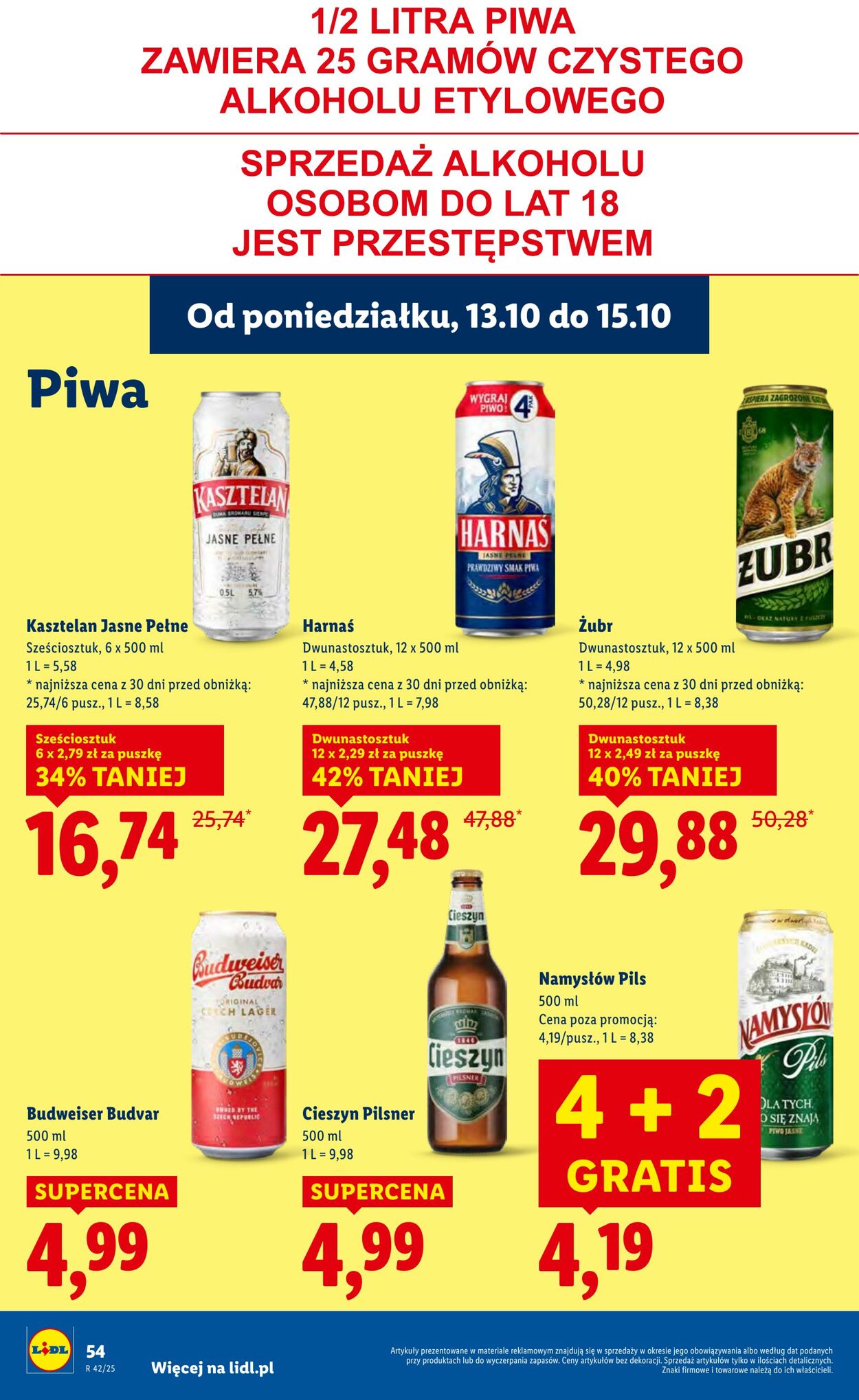 Gazetka Lidl 13.10.2025 - 15.10.2025