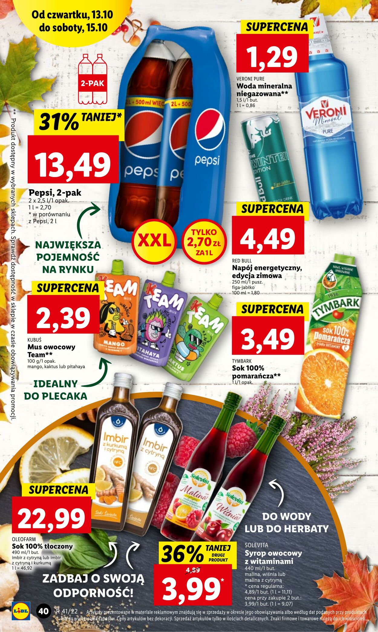 Gazetka Lidl 13.10.2022 - 15.10.2022