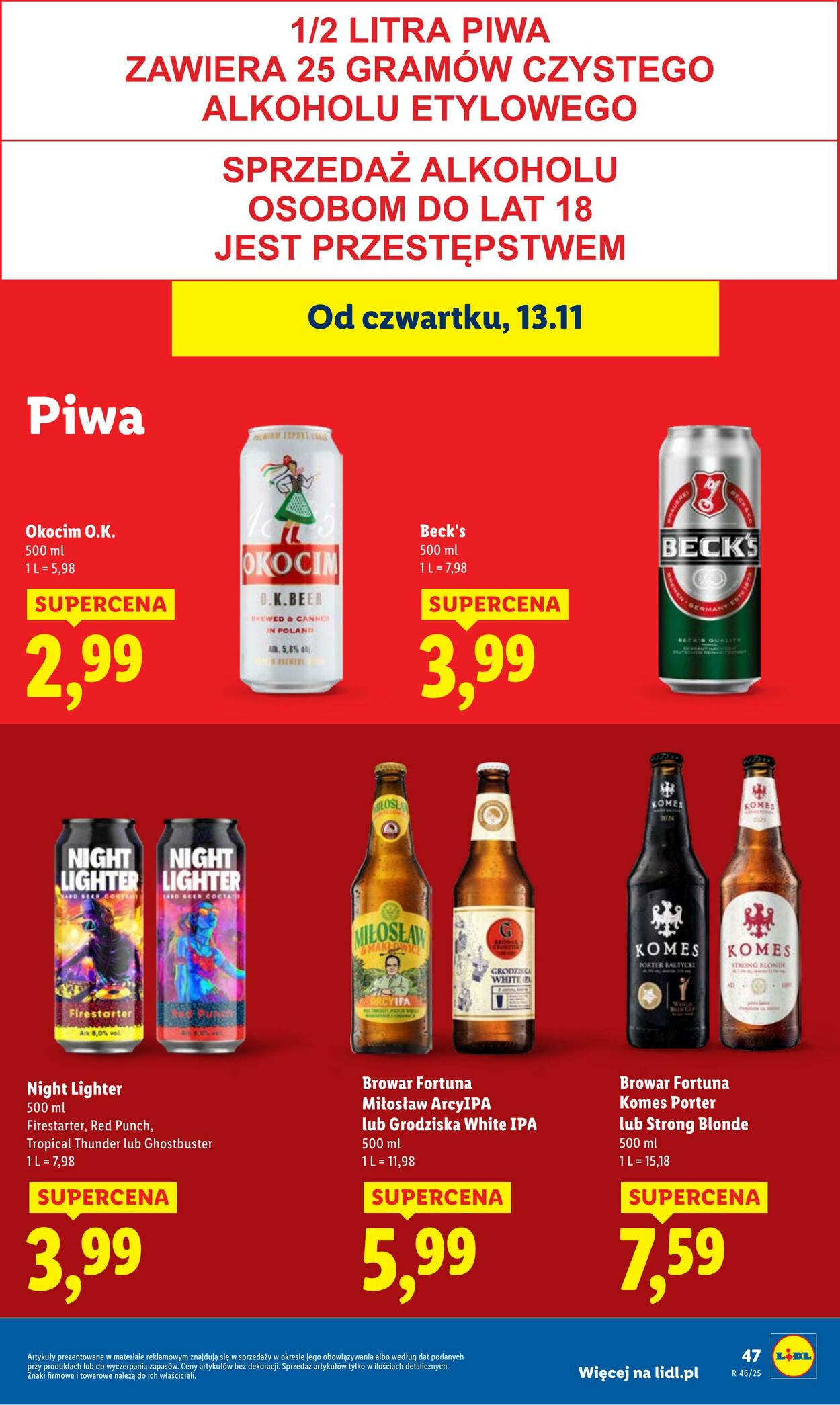 Gazetka Lidl 13.11.2025 - 15.11.2025