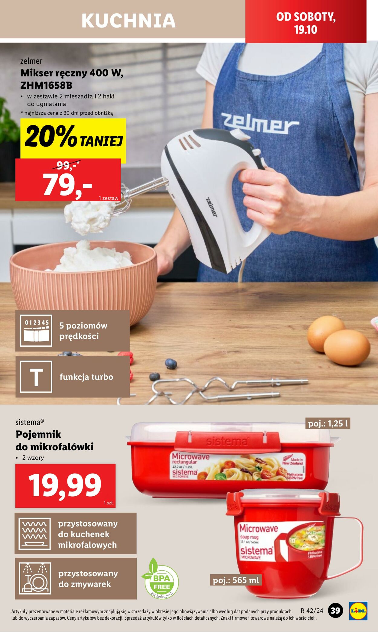 Gazetka Lidl 14.10.2024 - 19.10.2024