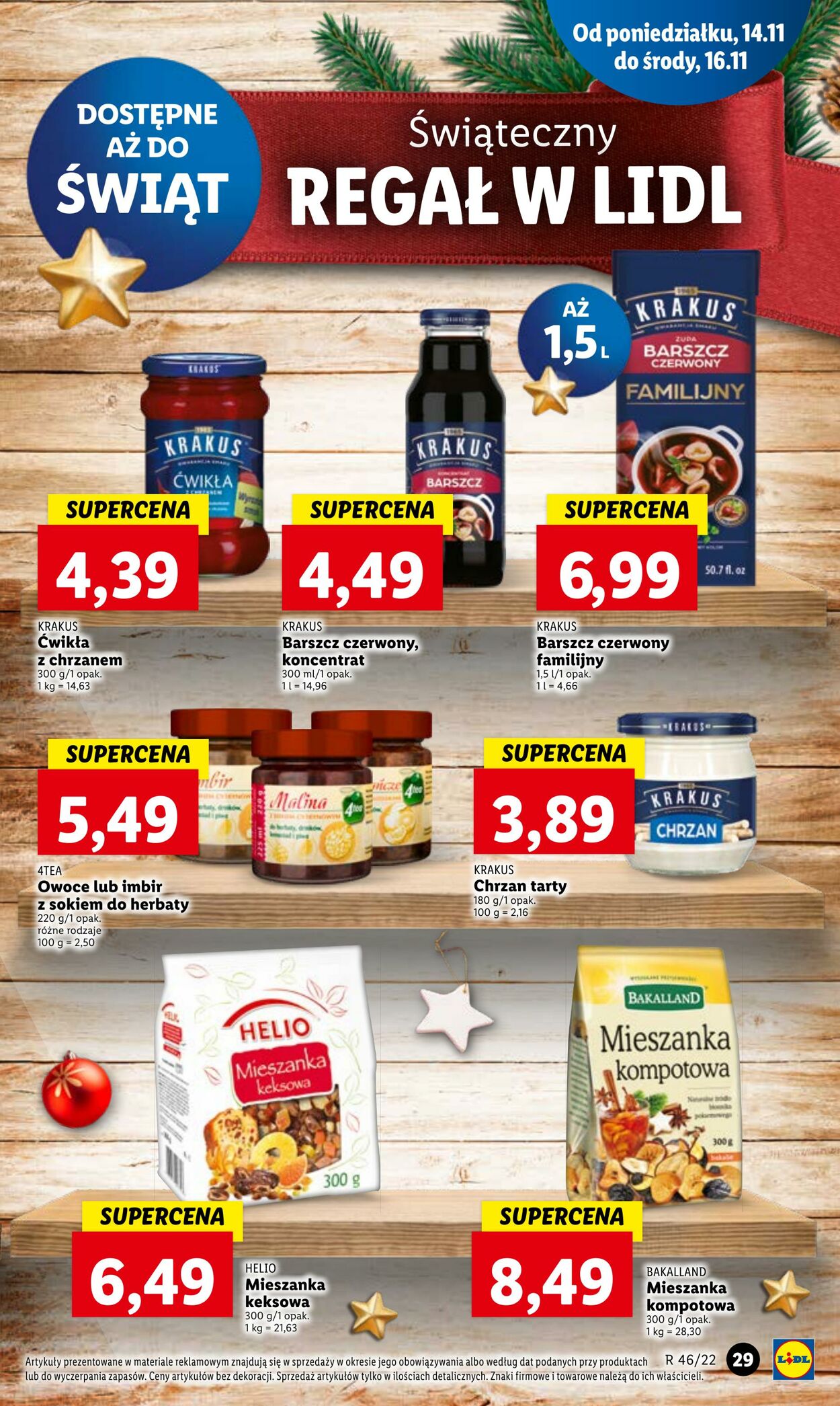 Gazetka Lidl 14.11.2022 - 16.11.2022