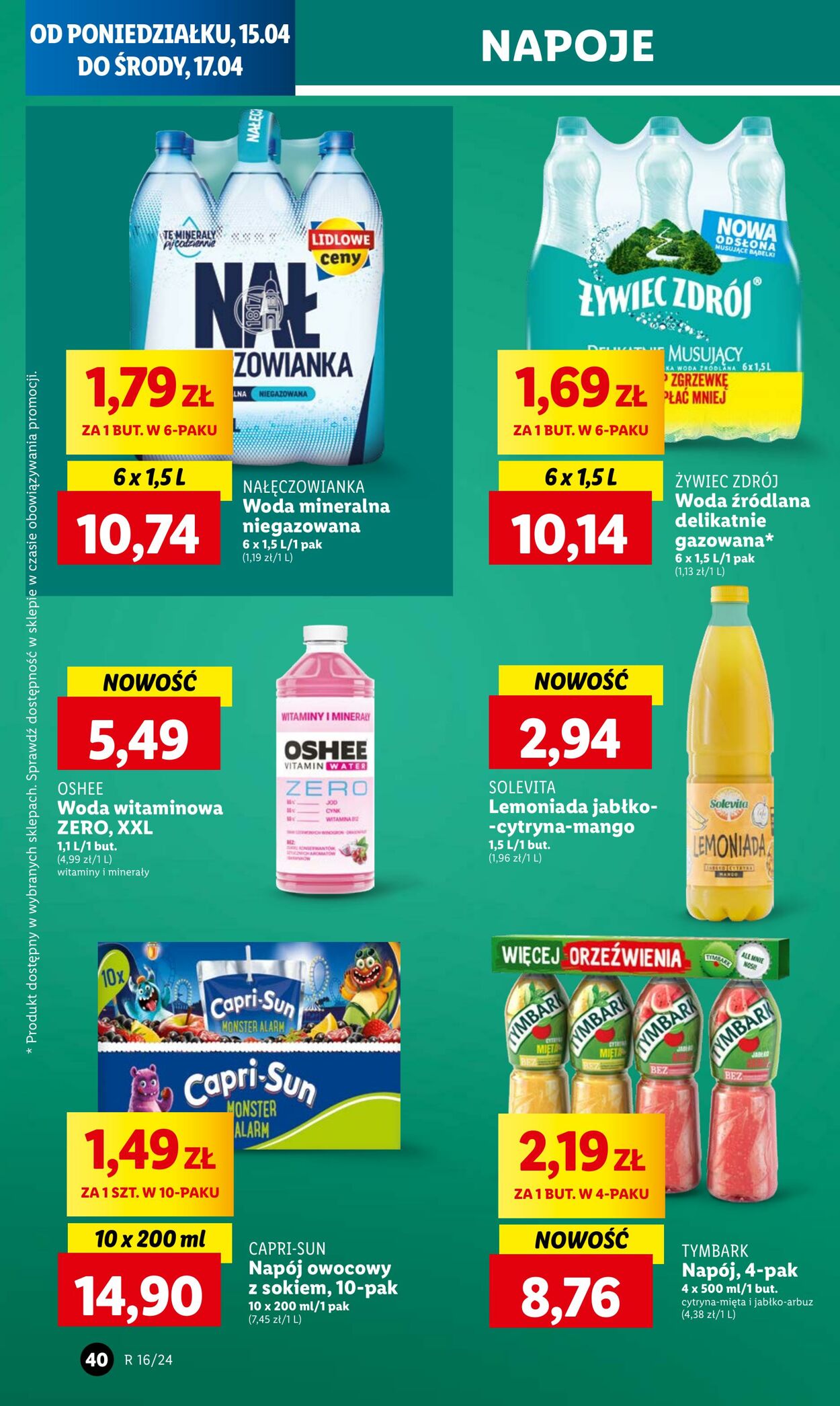 Gazetka Lidl 15.04.2024 - 17.04.2024