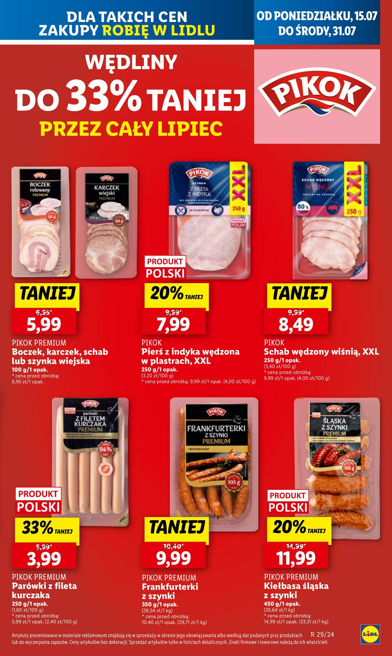 Gazetka Lidl 15.07.2024 - 17.07.2024