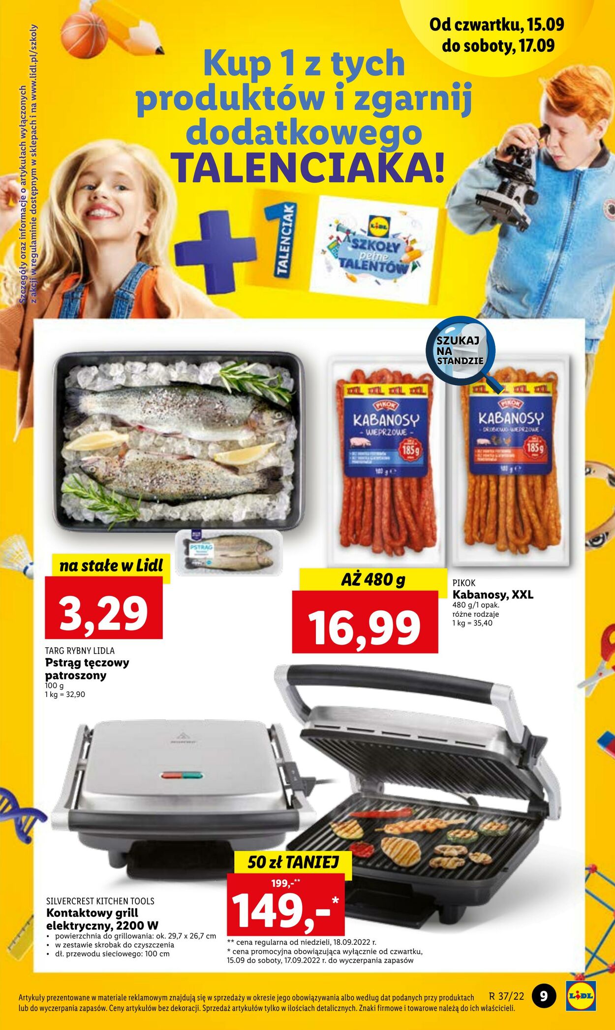 Gazetka Lidl 15.09.2022 - 17.09.2022