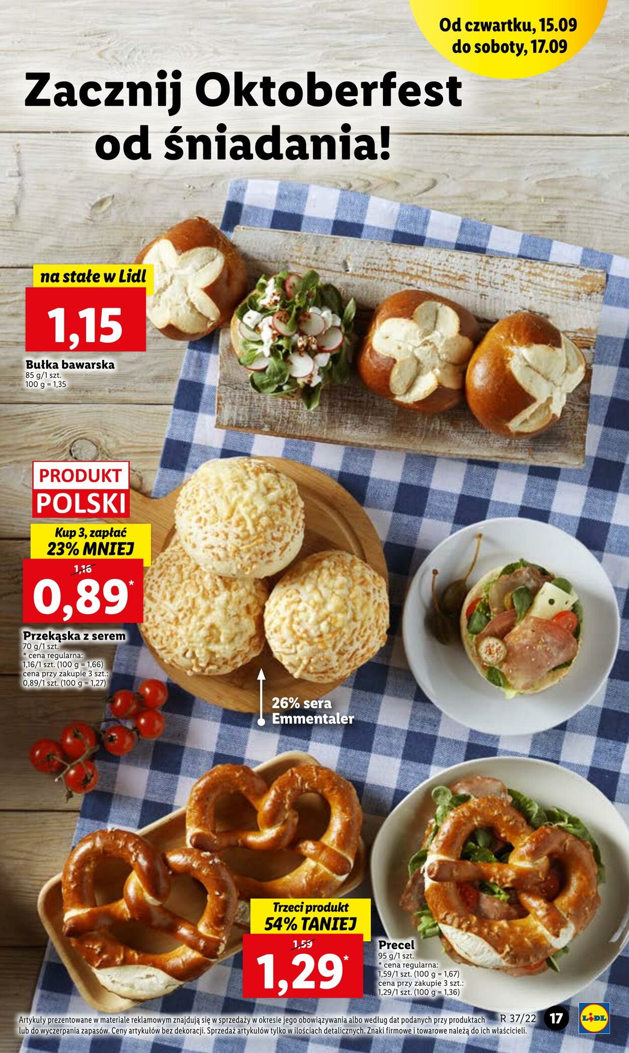 Gazetka Lidl 15.09.2022 - 17.09.2022