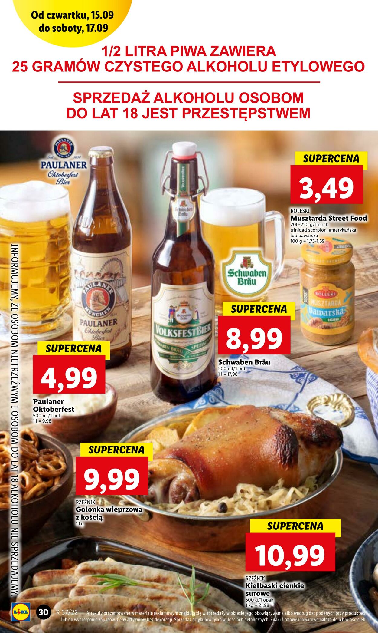 Gazetka Lidl 15.09.2022 - 17.09.2022