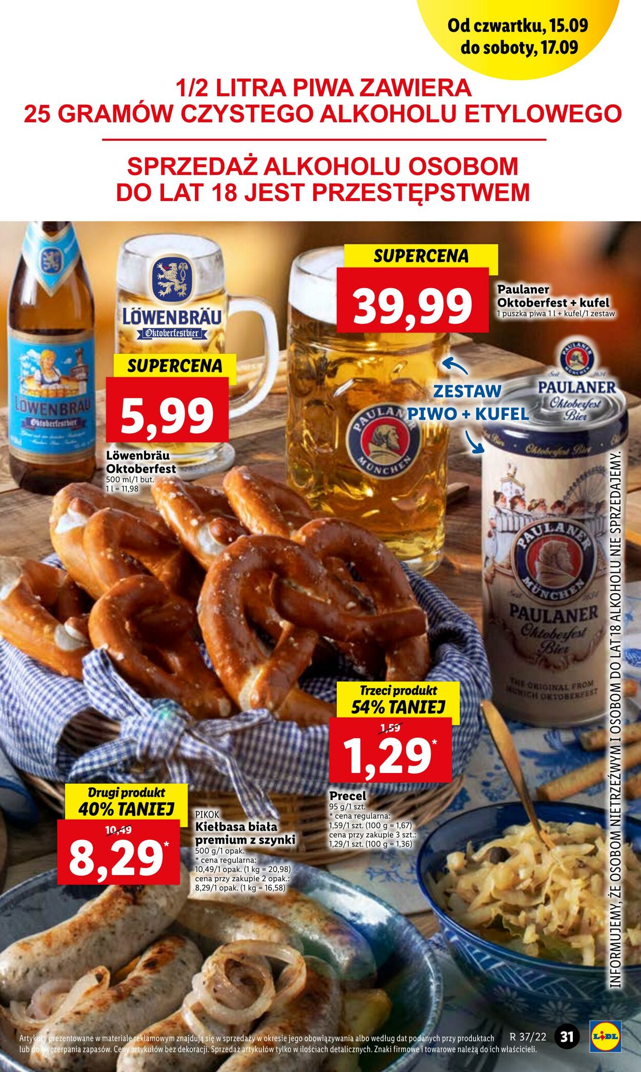 Gazetka Lidl 15.09.2022 - 17.09.2022