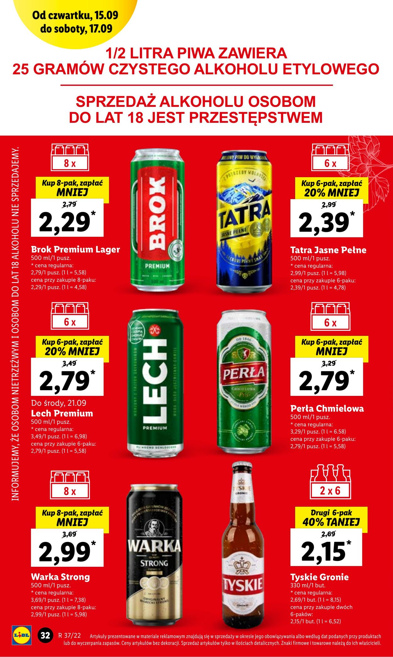 Gazetka Lidl 15.09.2022 - 17.09.2022