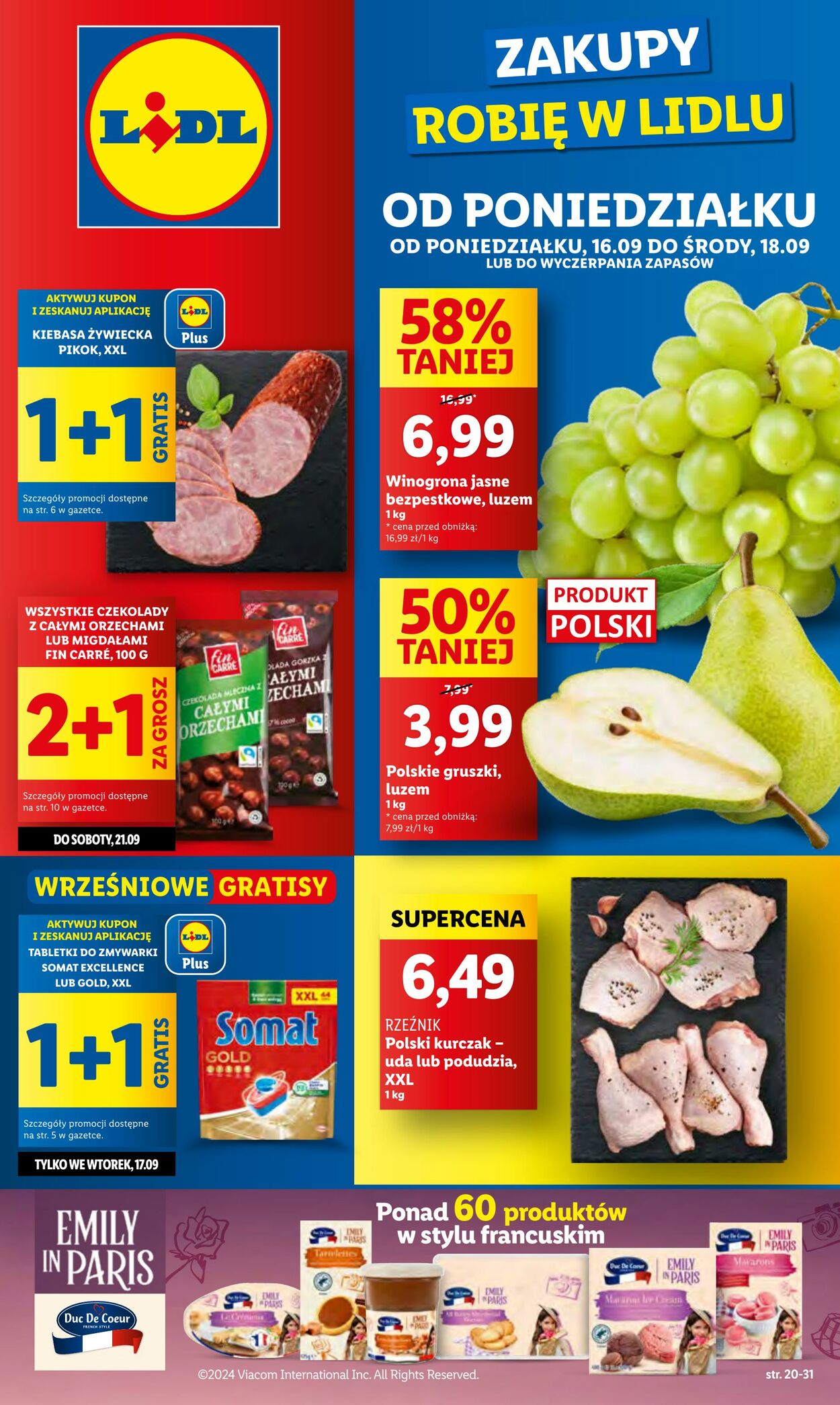 Gazetka Lidl - OFERTA WAŻNA OD 16.09 DO 18.09 16 wrz, 2024 - 18 wrz, 2024