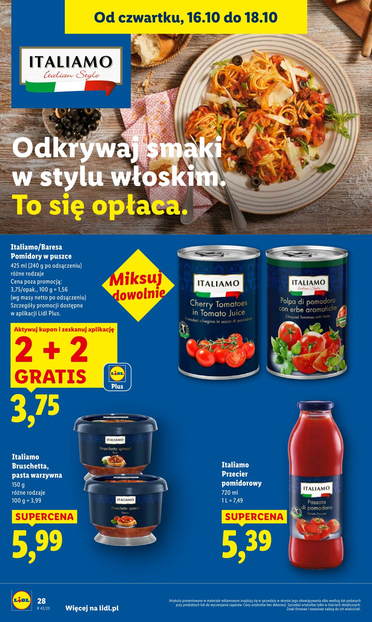 Gazetka Lidl 16.10.2025 - 18.10.2025