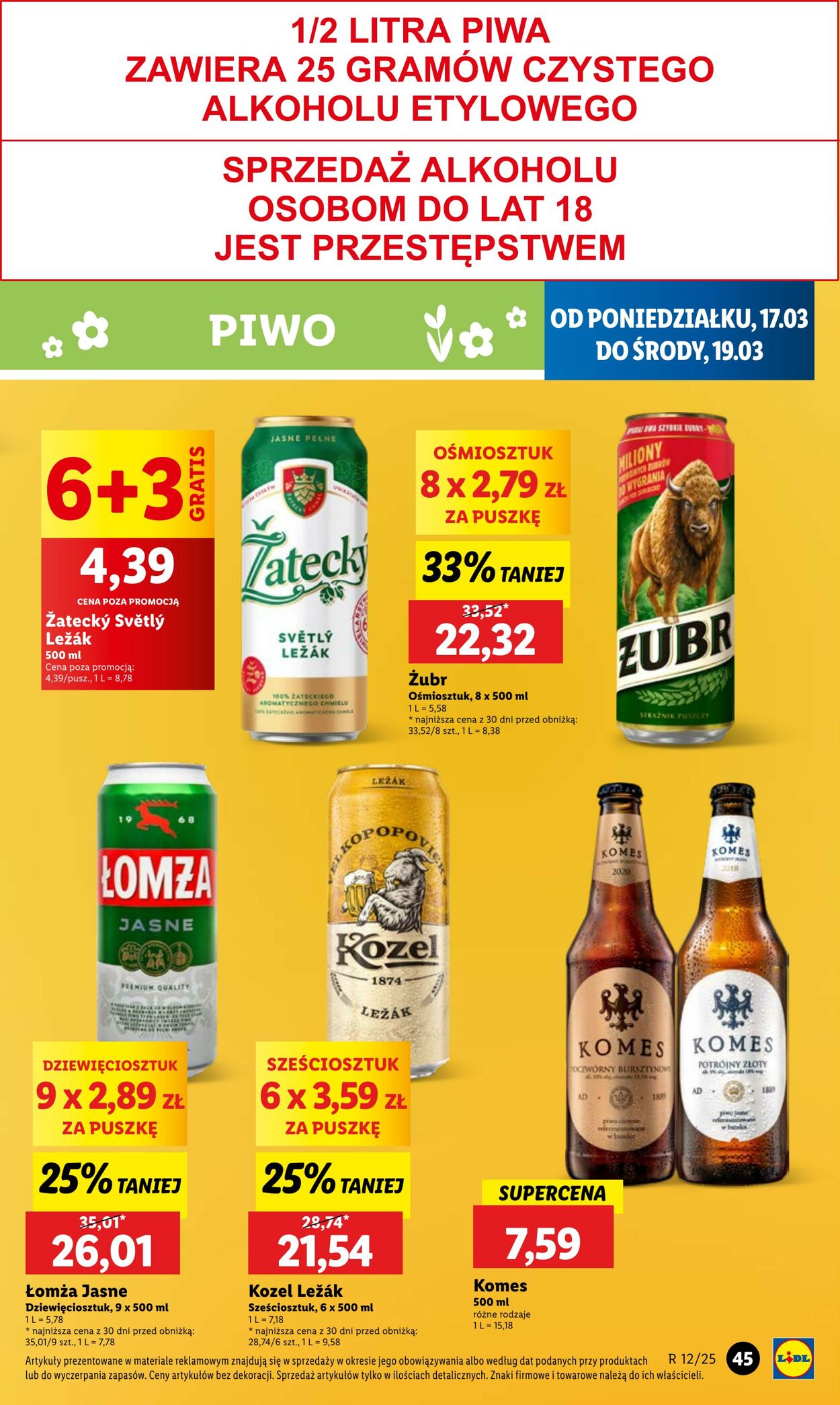 Gazetka Lidl 17.03.2025 - 19.03.2025