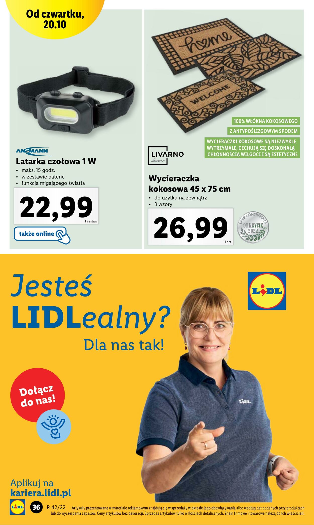 Gazetka Lidl 17.10.2022 - 22.10.2022