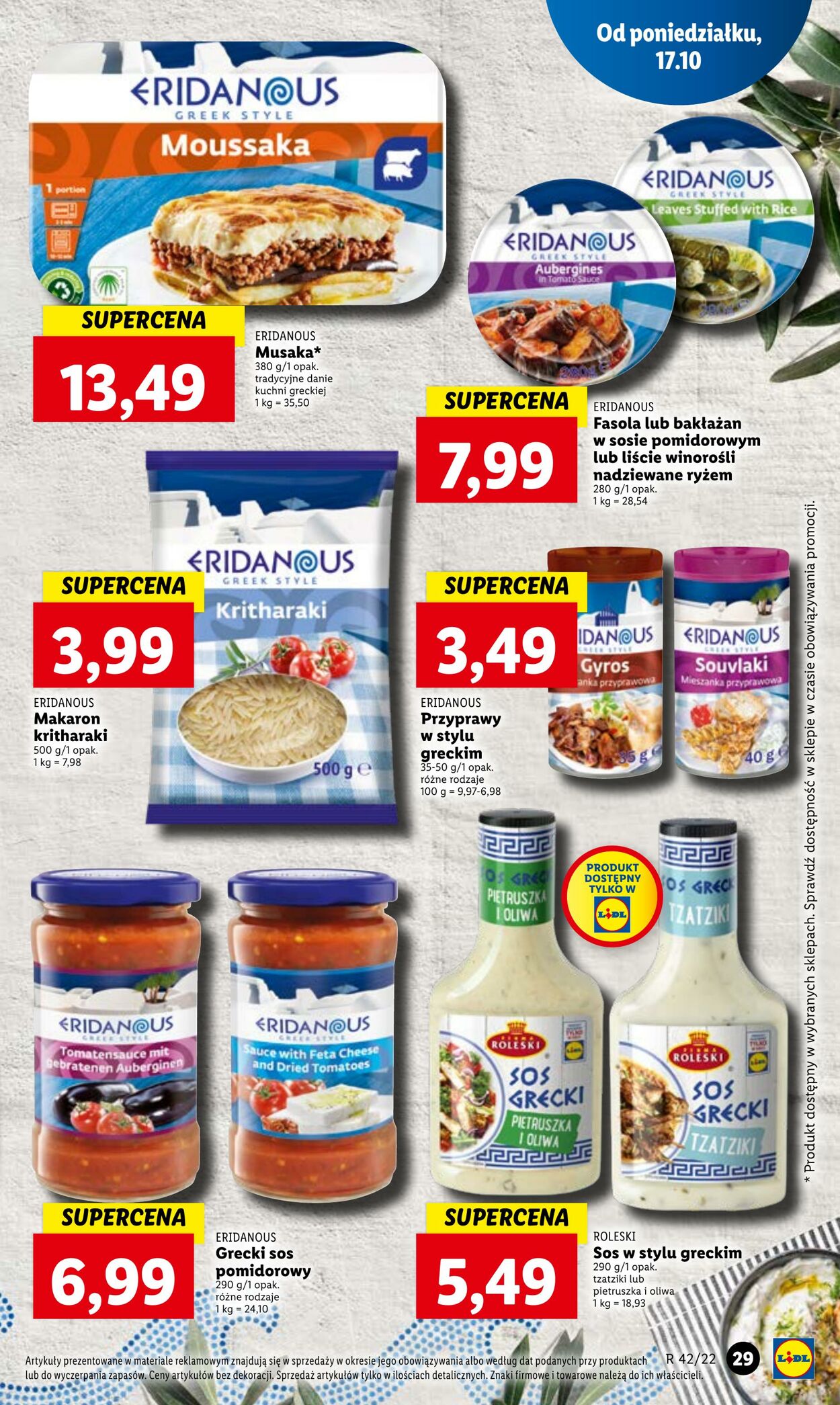 Gazetka Lidl 17.10.2022 - 19.10.2022