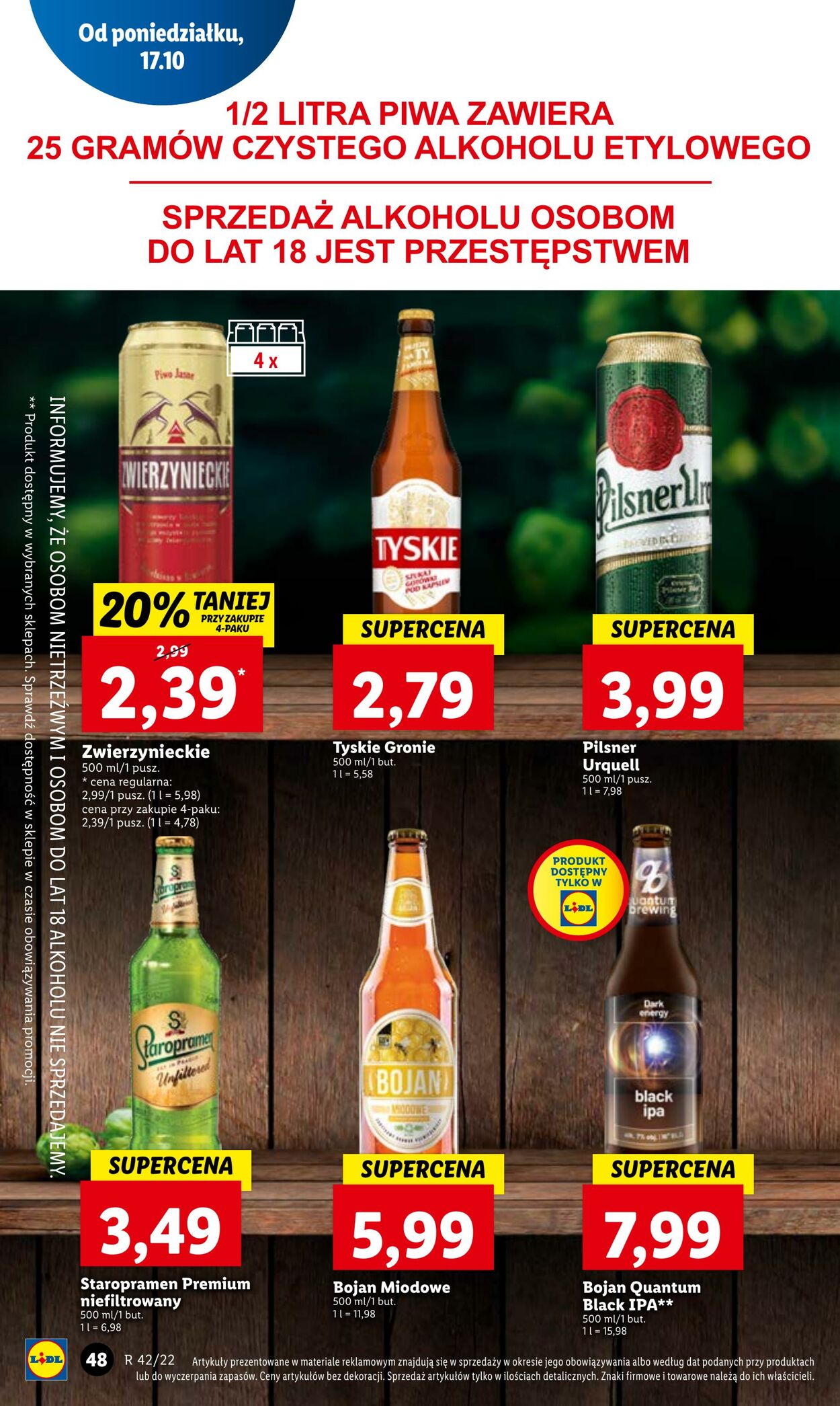 Gazetka Lidl 17.10.2022 - 19.10.2022