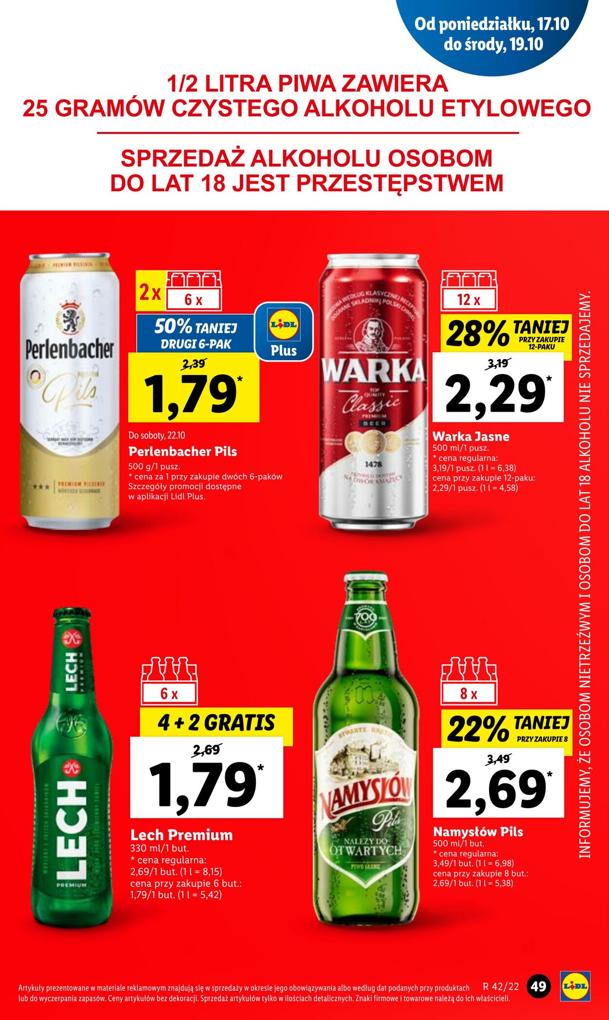 Gazetka Lidl 17.10.2022 - 19.10.2022