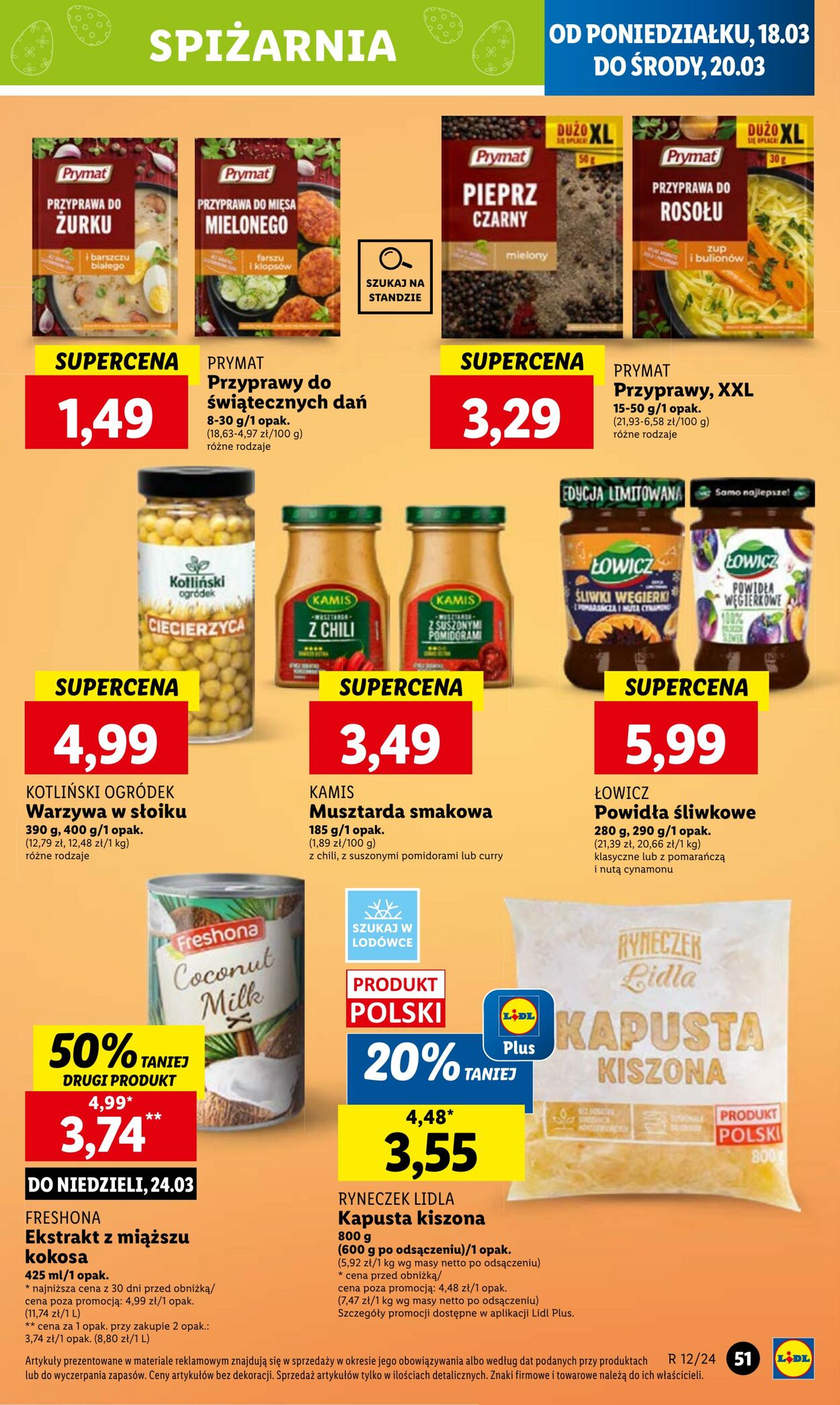 Gazetka Lidl 18.03.2024 - 20.03.2024