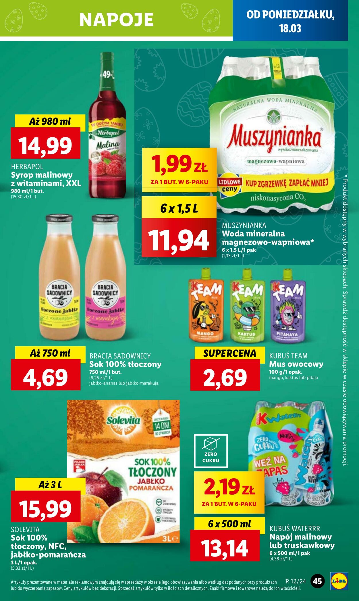 Gazetka Lidl 18.03.2024 - 20.03.2024