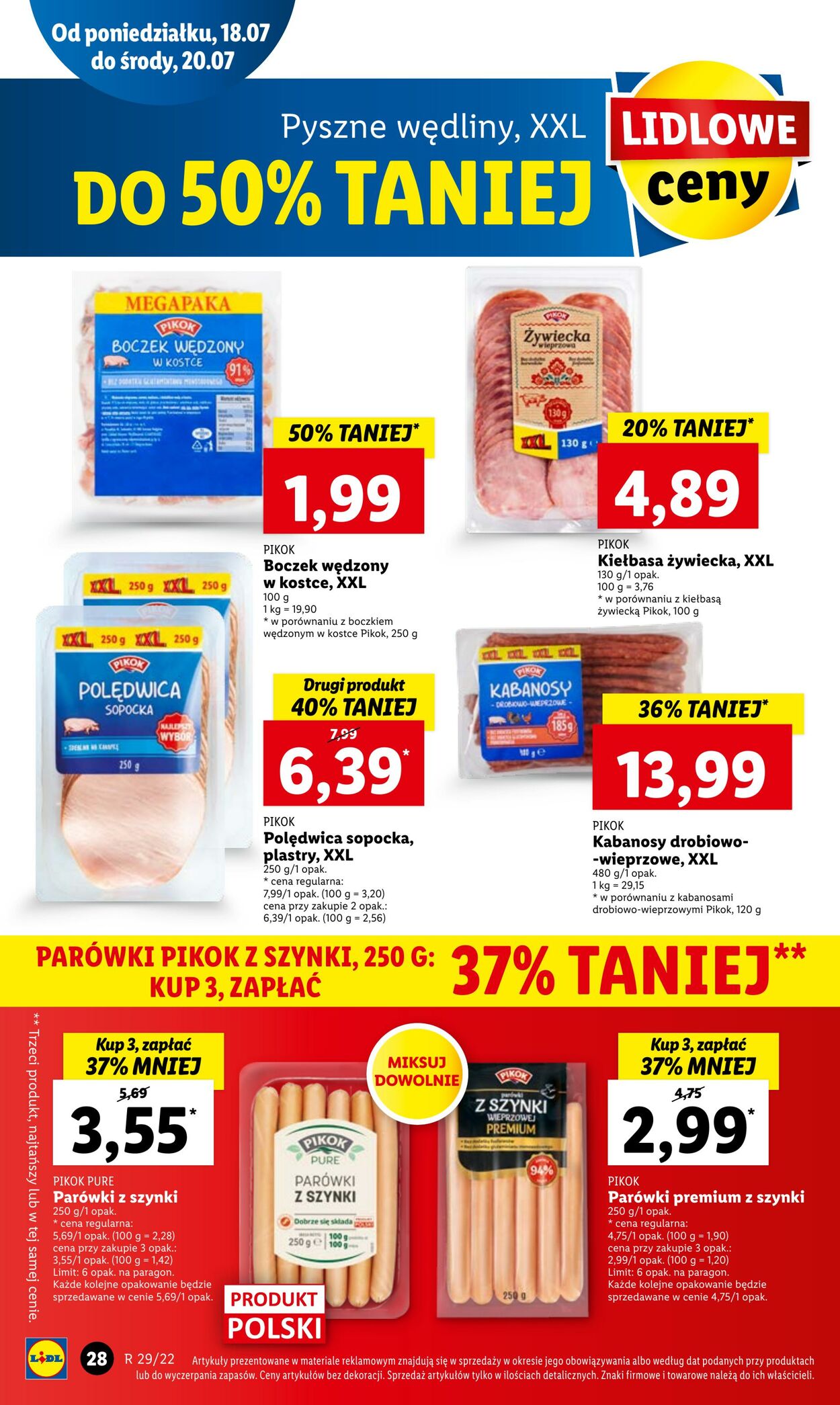 Gazetka Lidl 18.07.2022 - 20.07.2022