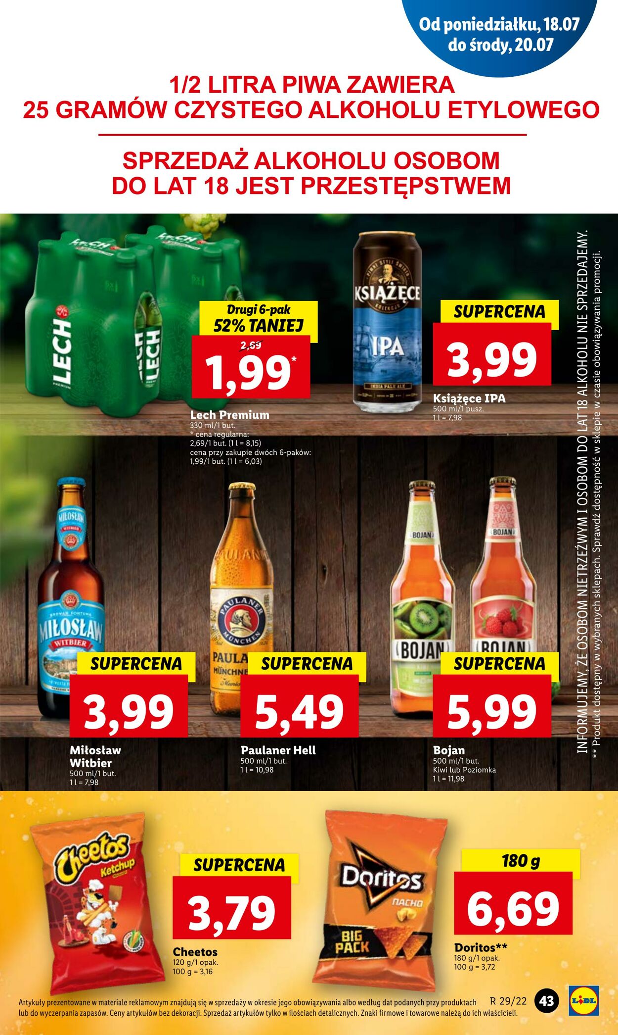 Gazetka Lidl 18.07.2022 - 20.07.2022