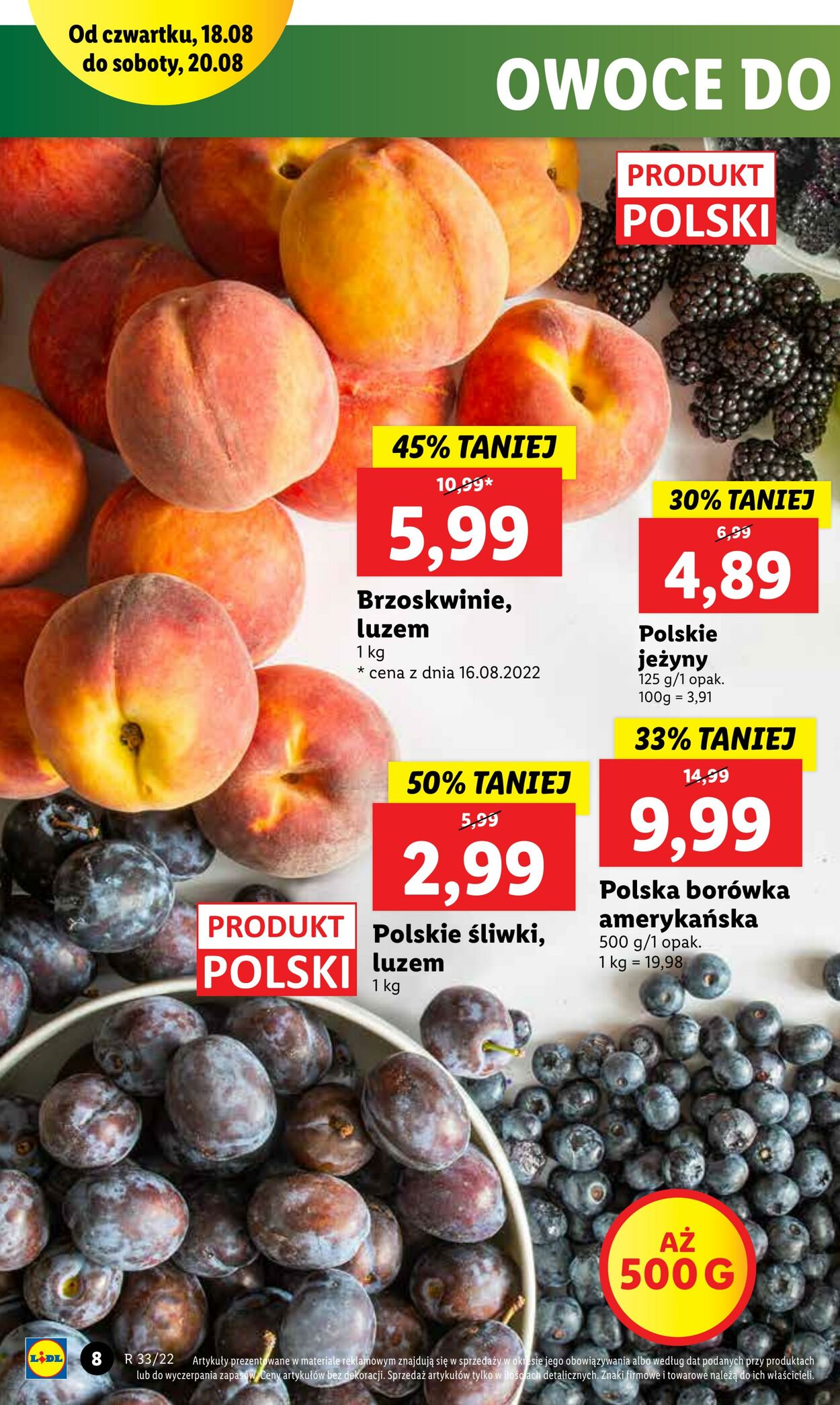 Gazetka Lidl 18.08.2022 - 20.08.2022