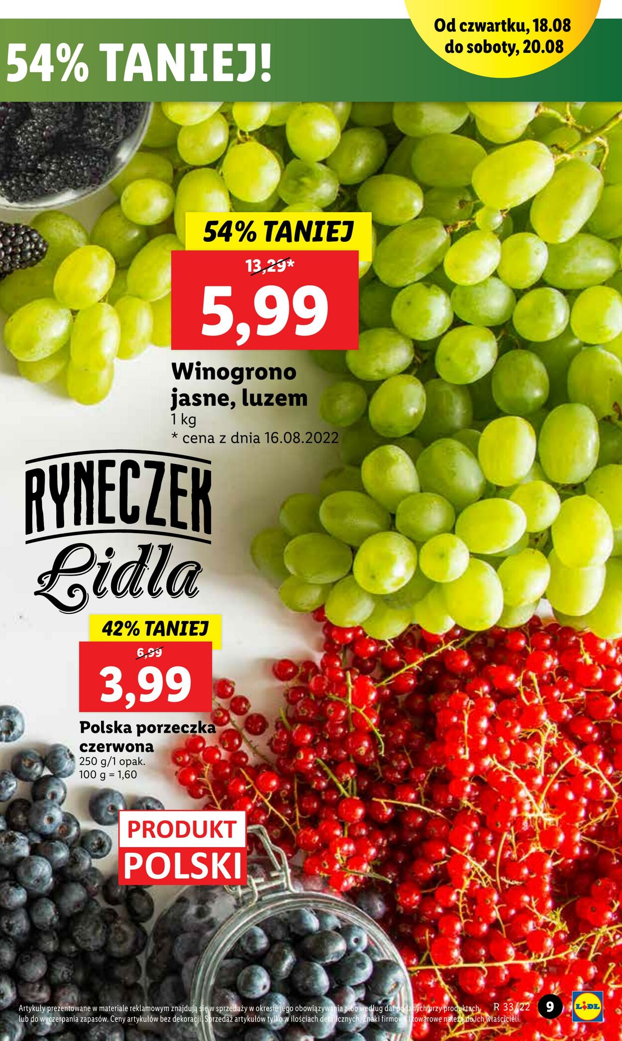 Gazetka Lidl 18.08.2022 - 20.08.2022