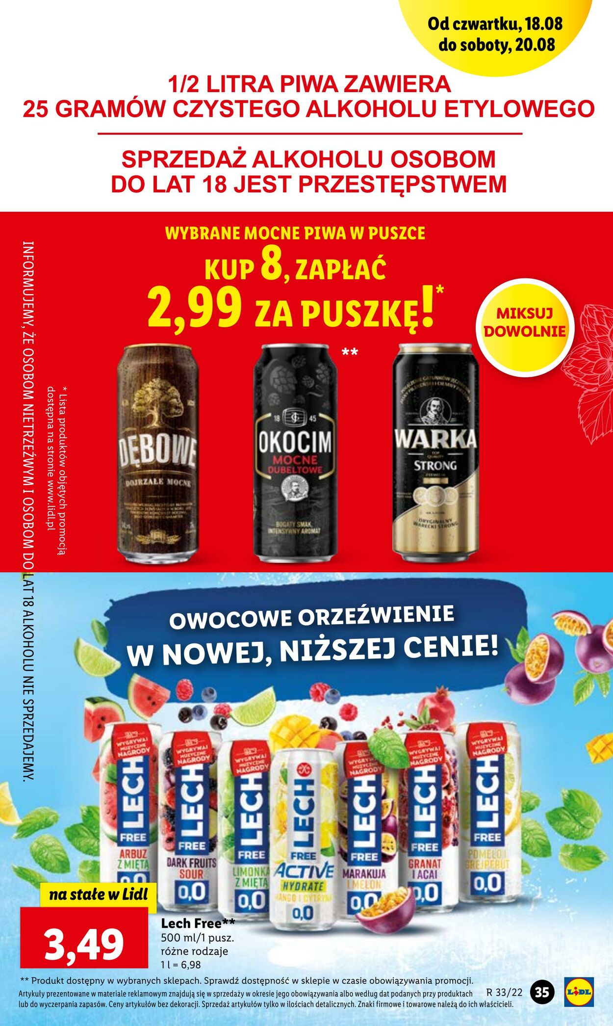 Gazetka Lidl 18.08.2022 - 20.08.2022