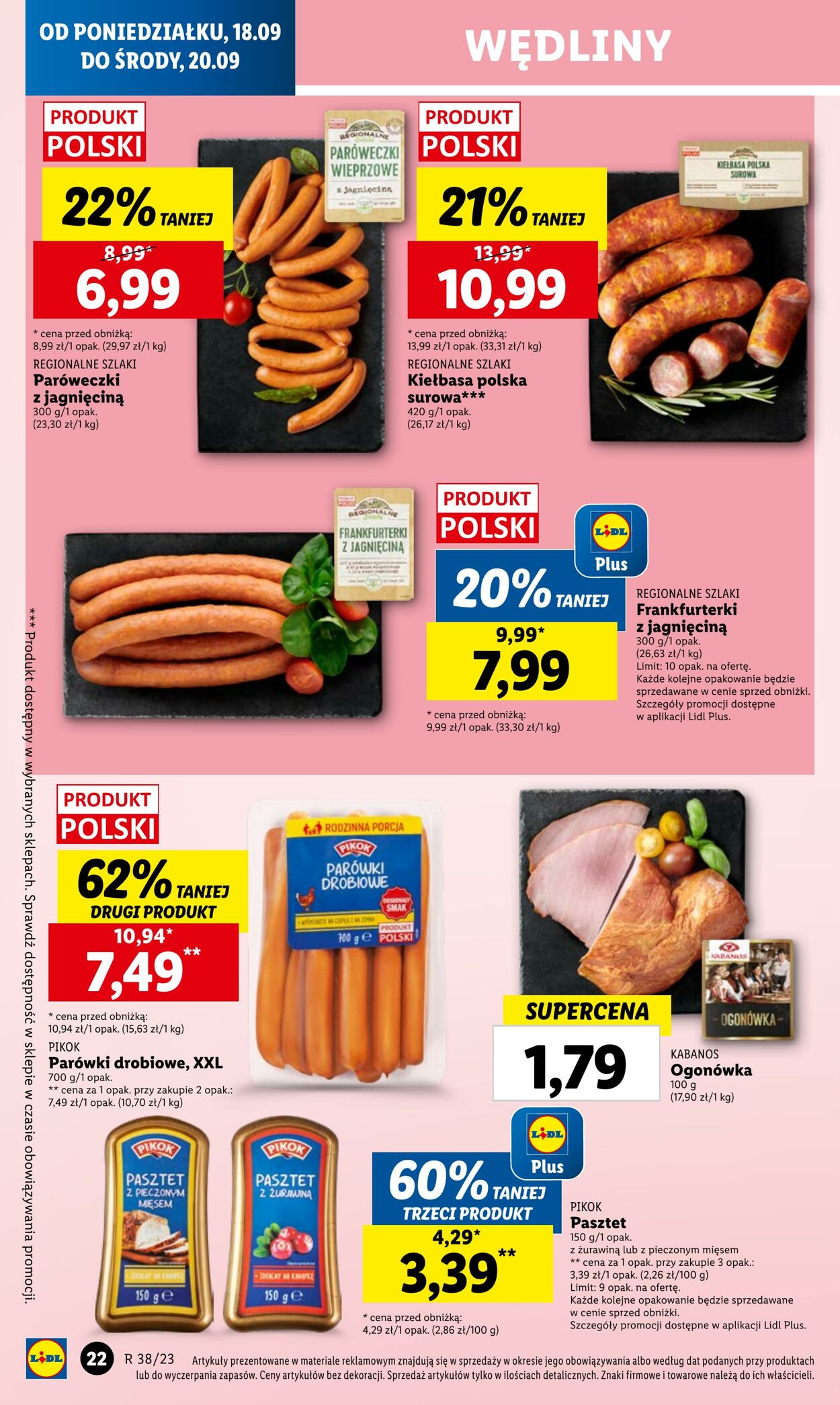 Gazetka Lidl 18.09.2023 - 20.09.2023