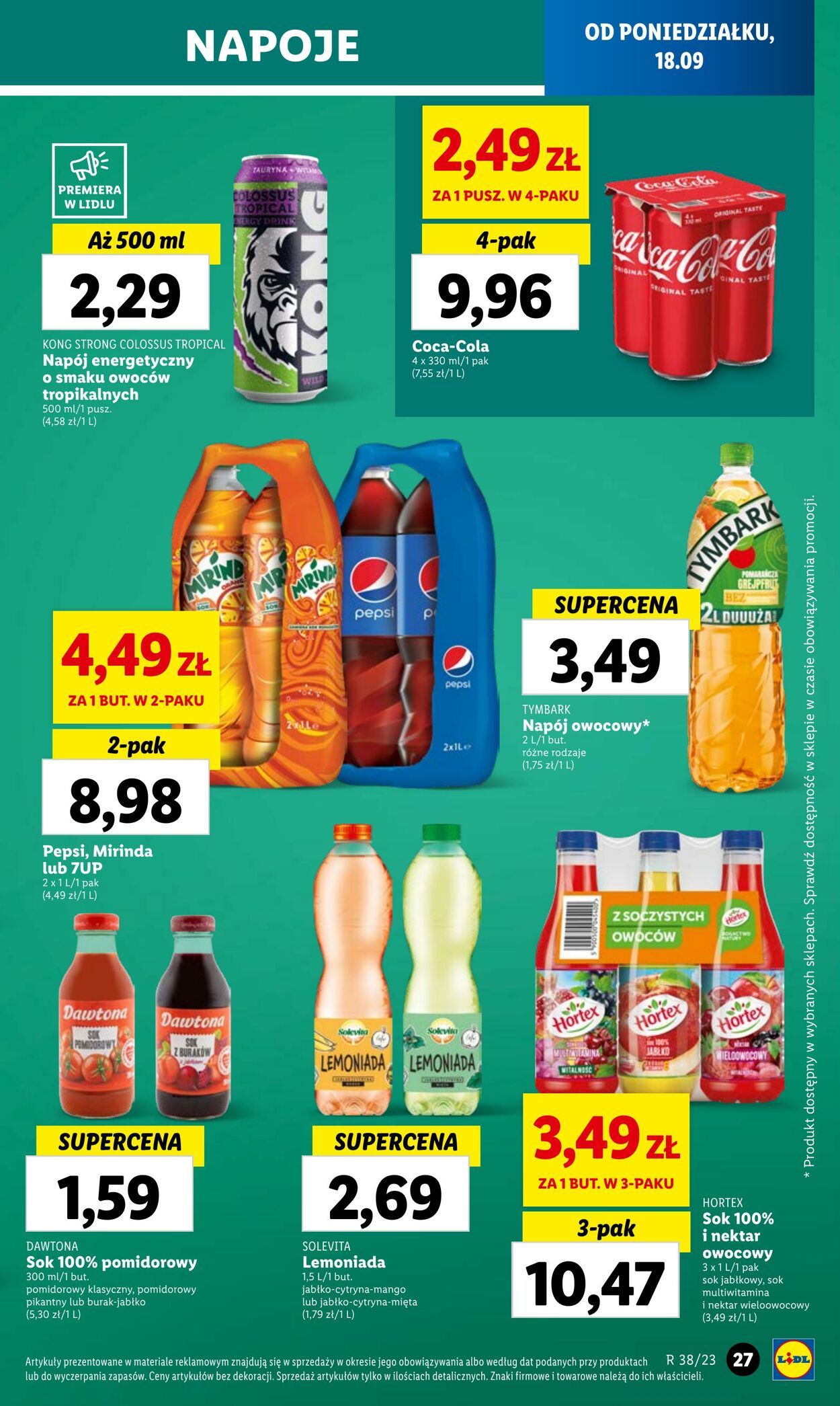 Gazetka Lidl 18.09.2023 - 20.09.2023